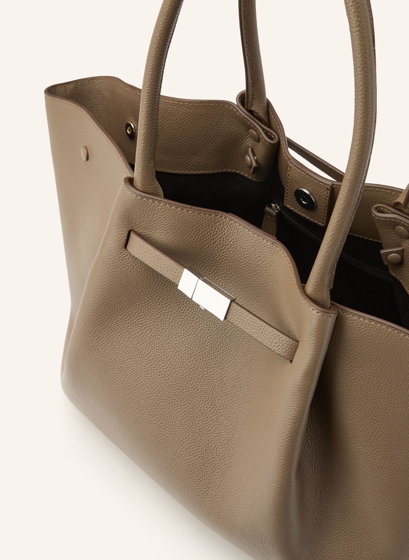 DEMELLIER Shopper NEW YORK LARGE: TAUPE