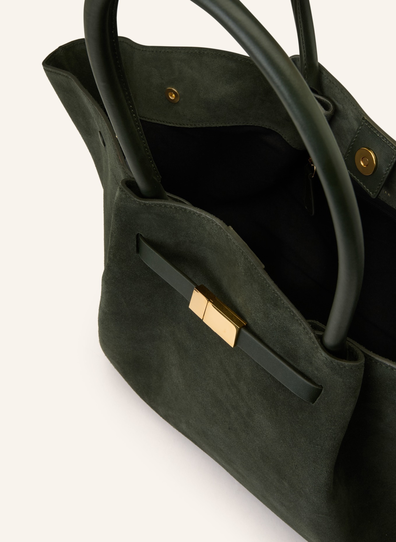 DEMELLIER Shopper NEW YORK LARGE: DUNKELGRÜN