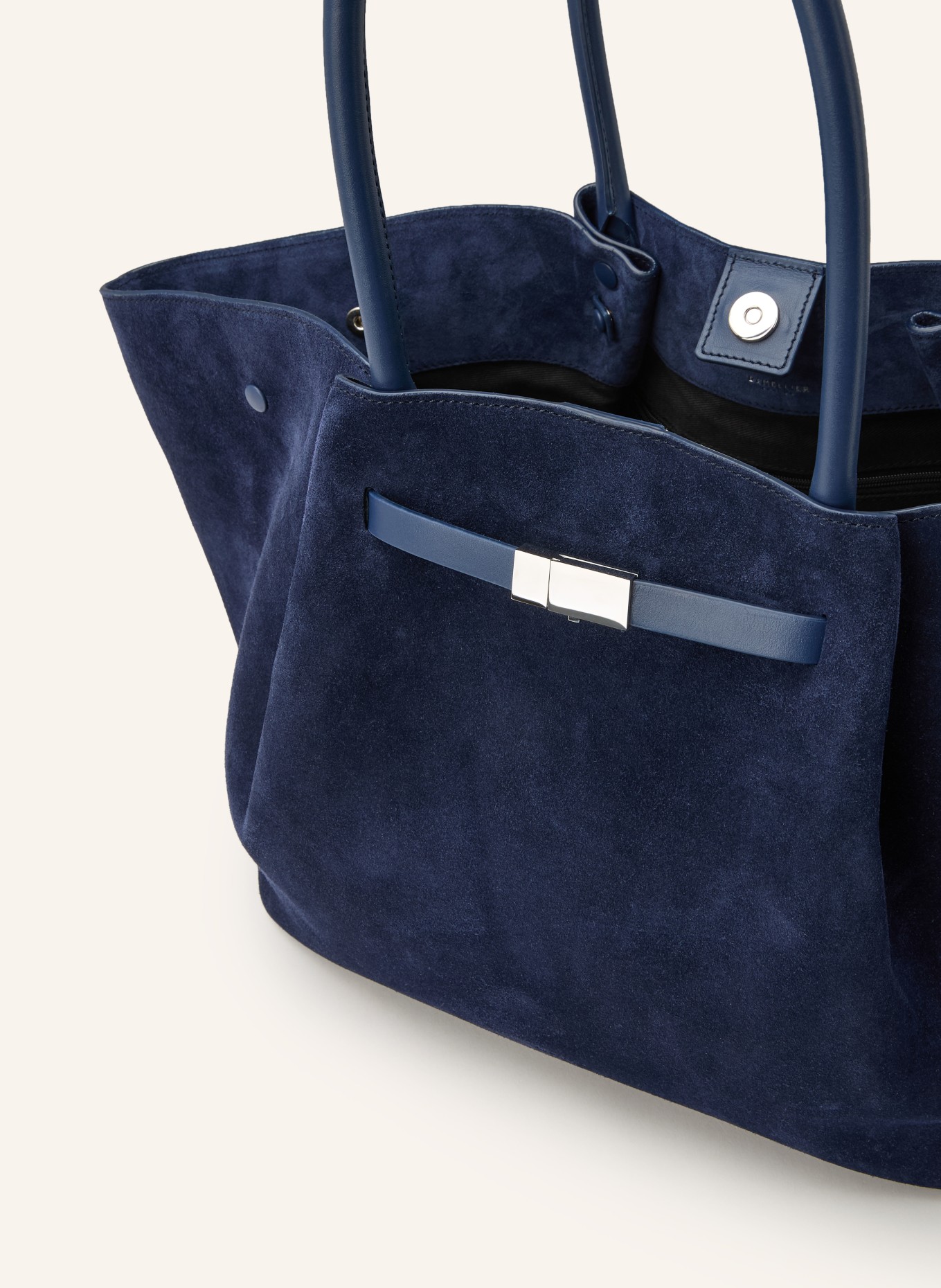 DEMELLIER Shopper NEW YORK LARGE: DARK BLUE