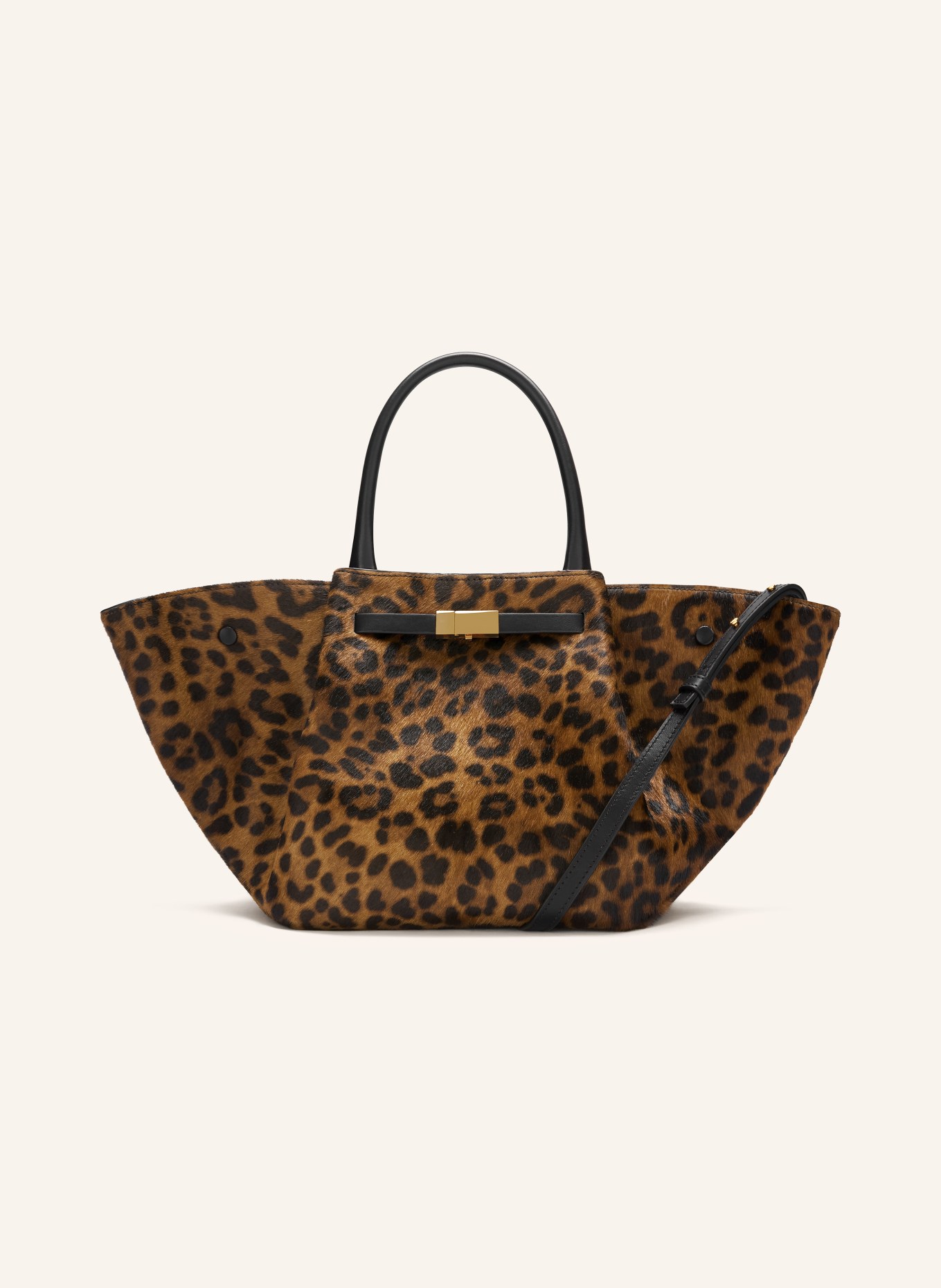 DEMELLIER THE MIDI NEW YORK handbag: COGNAC / DARK BROWN