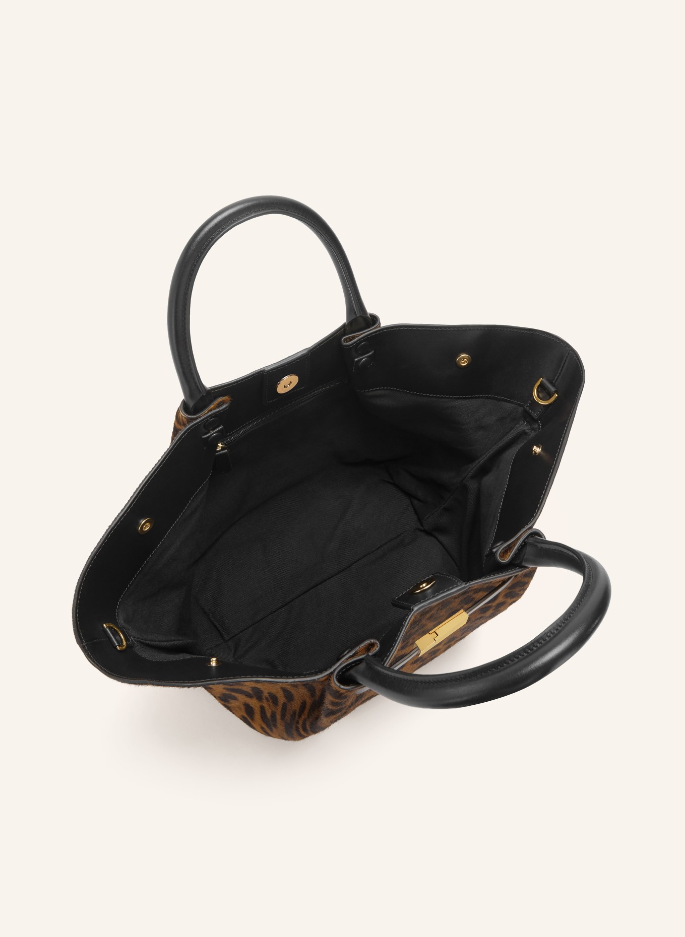 DEMELLIER THE MIDI NEW YORK handbag: COGNAC / DARK BROWN