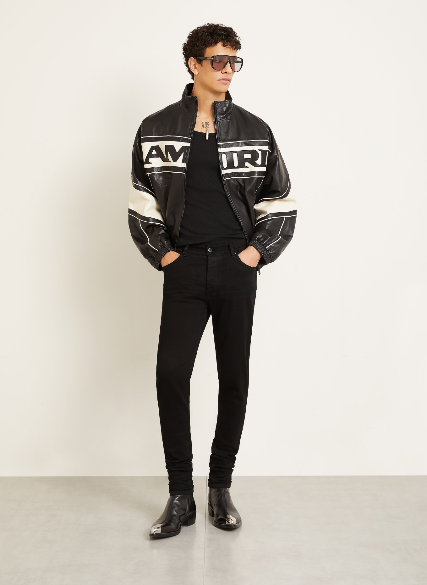 AMIRI Jeansy skinny fit: 018 BLACK OD