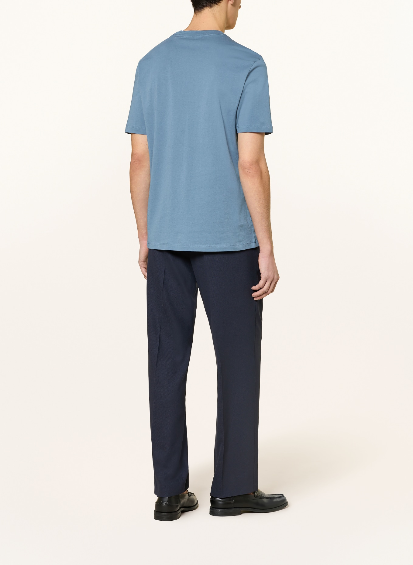 HUGO T-Shirt DERO: JASNONIEBIESKI