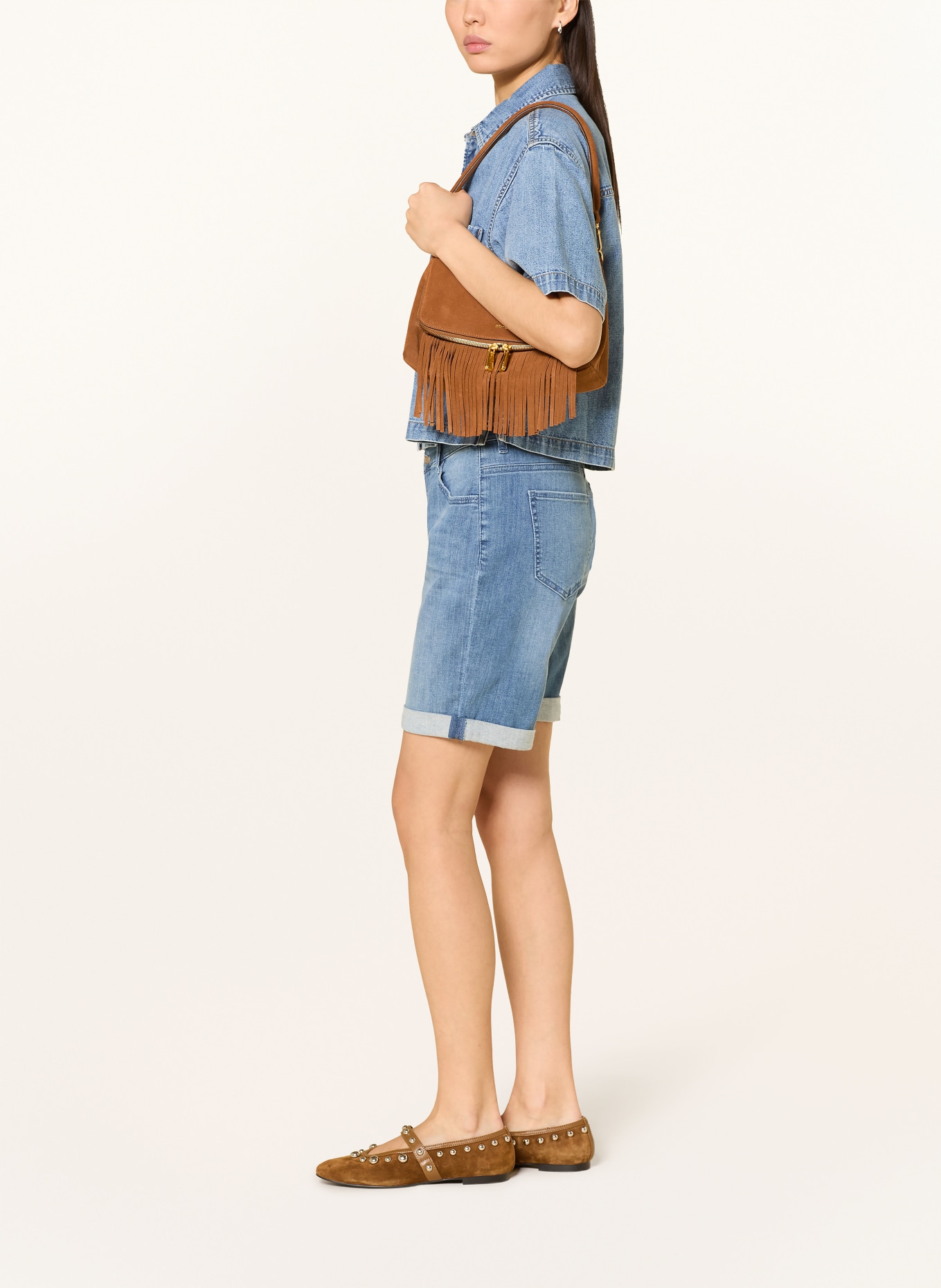 MAC Denim shorts SHORTY: D469 summer blue authentic use