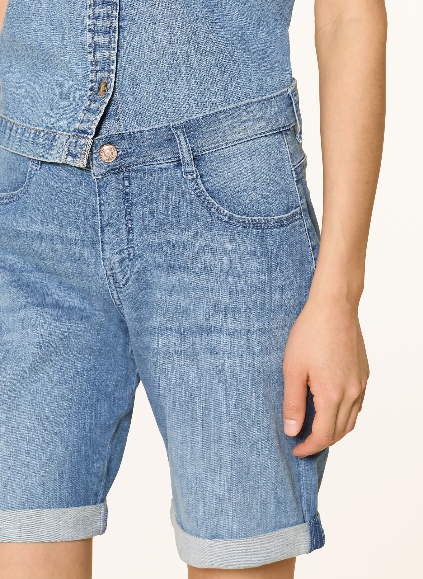 MAC Denim shorts SHORTY: D469 summer blue authentic use