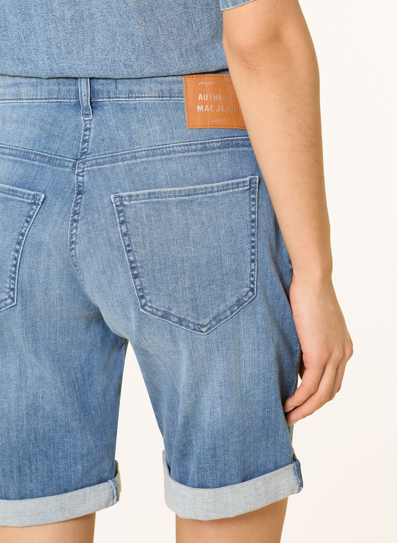 MAC Denim shorts SHORTY: D469 summer blue authentic use