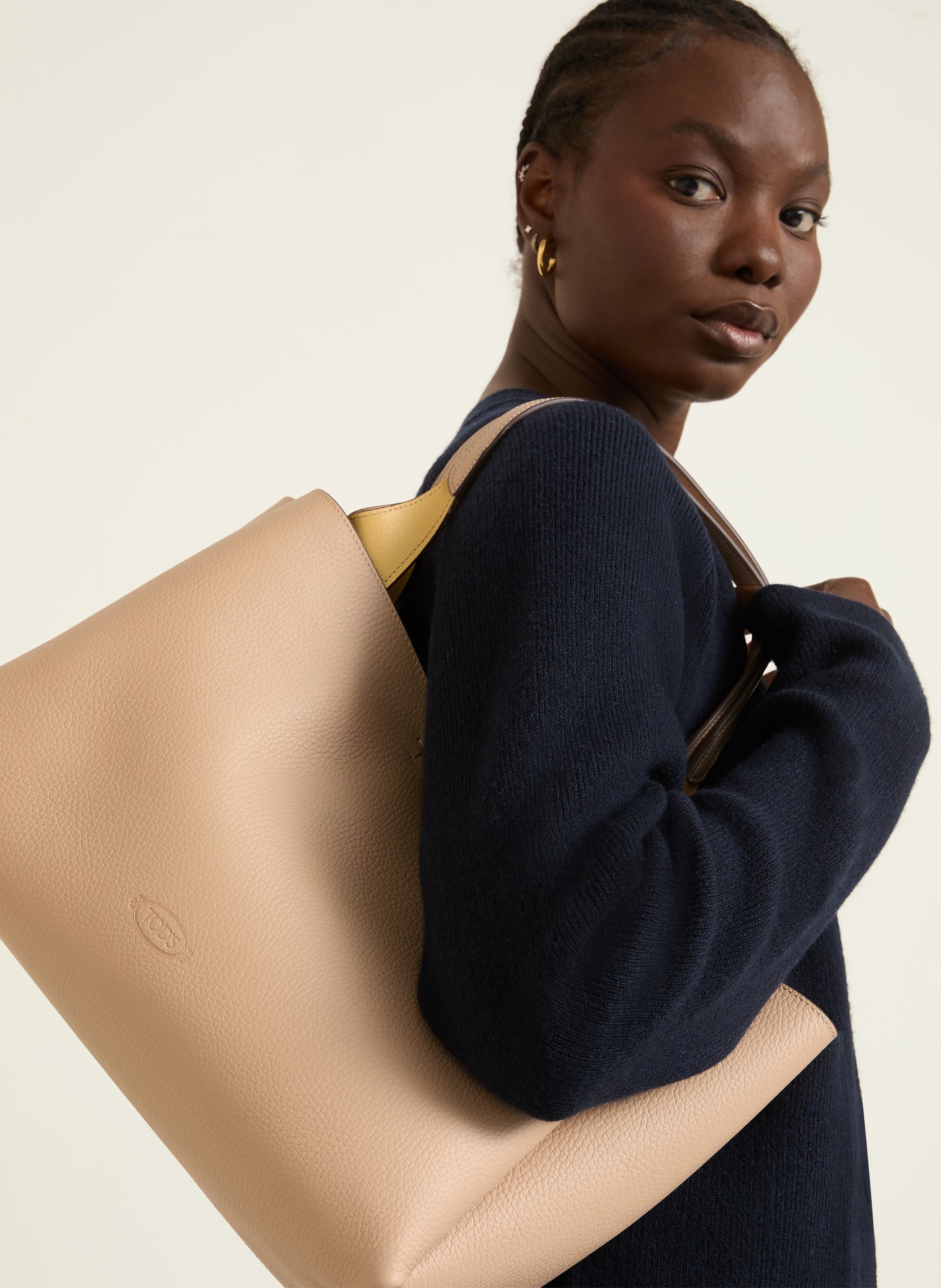 TOD'S Shopper: BEIGE