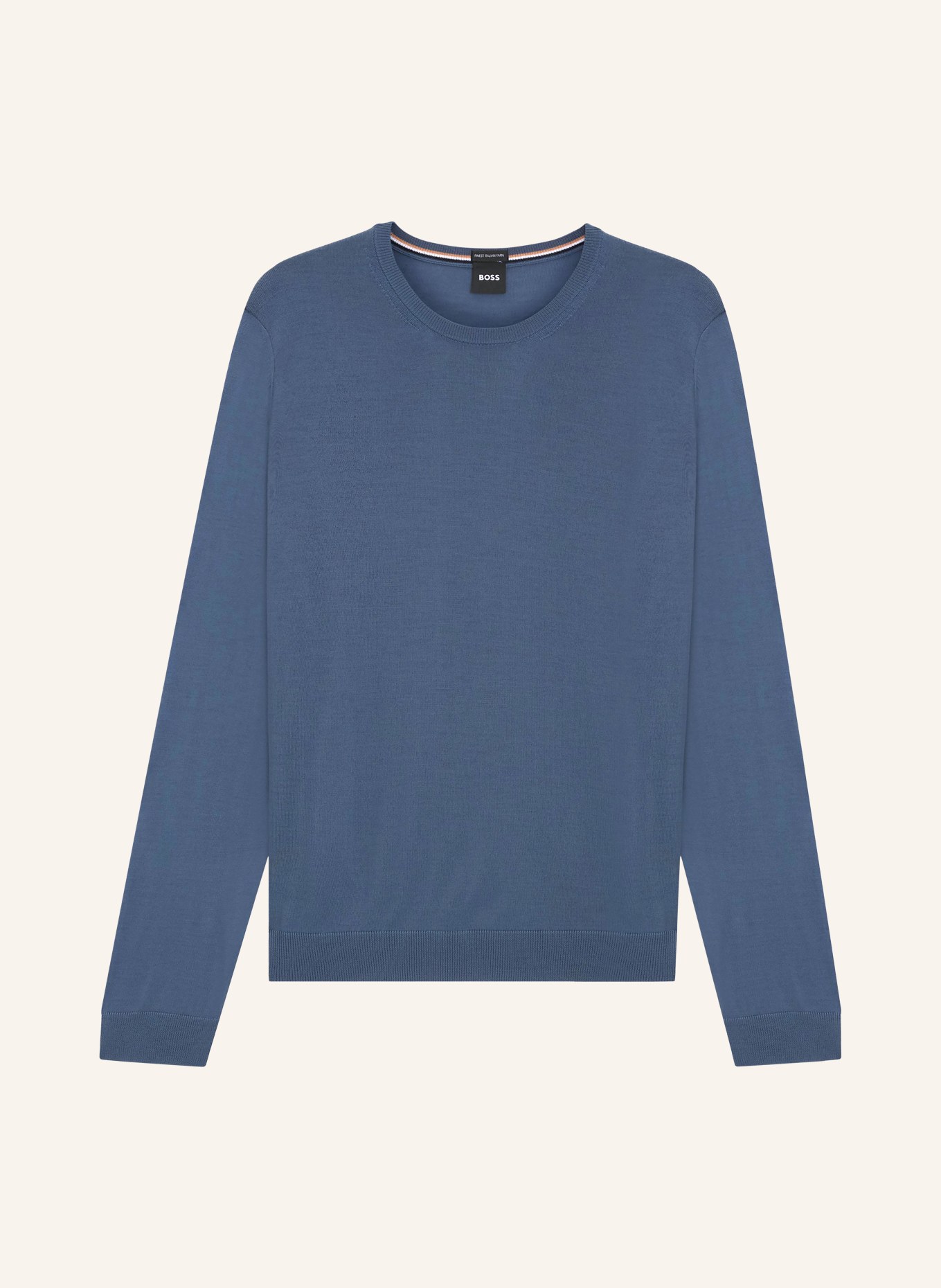 BOSS Pullover LENO: BLAU
