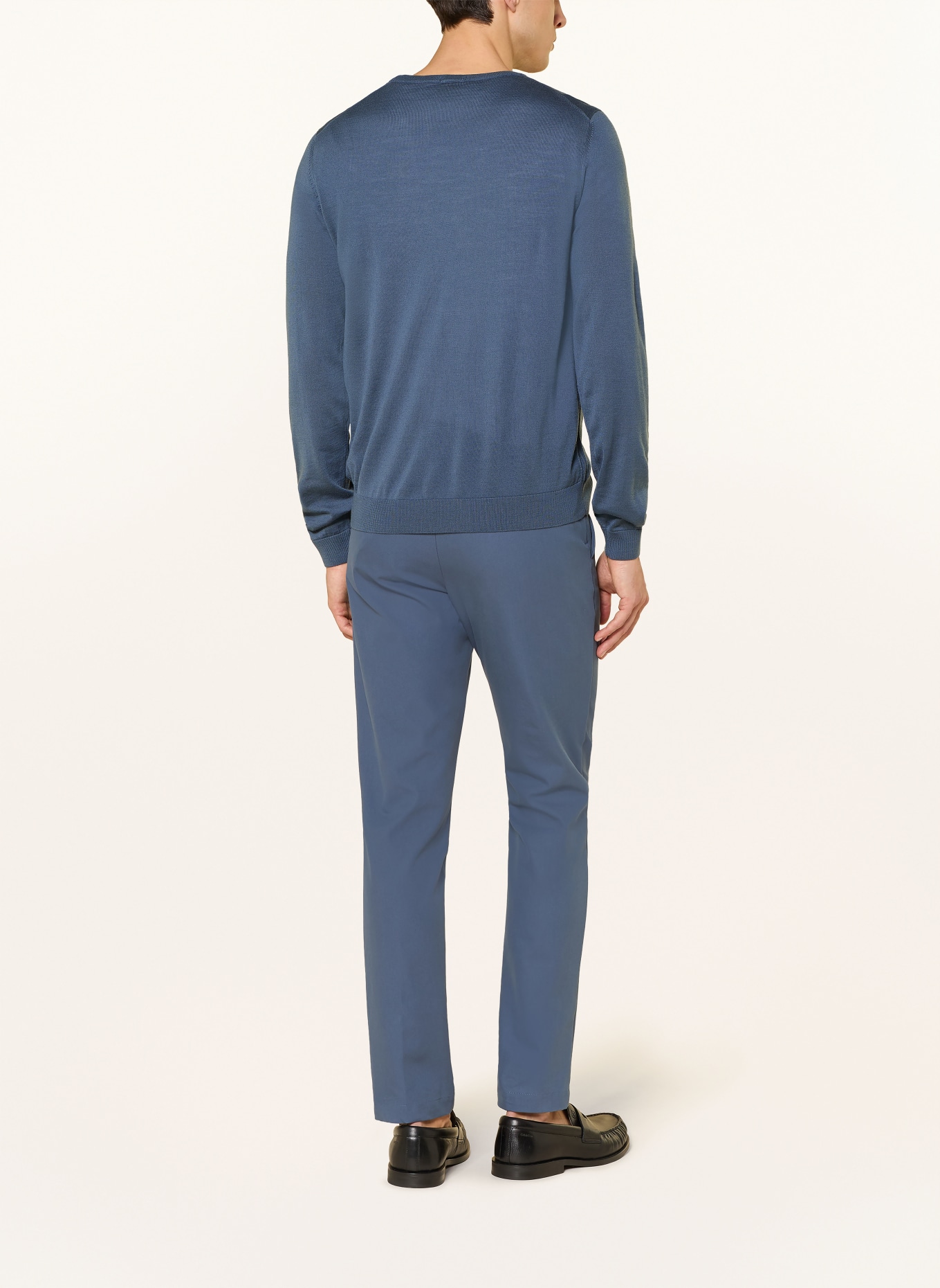 BOSS Pullover LENO: BLAU