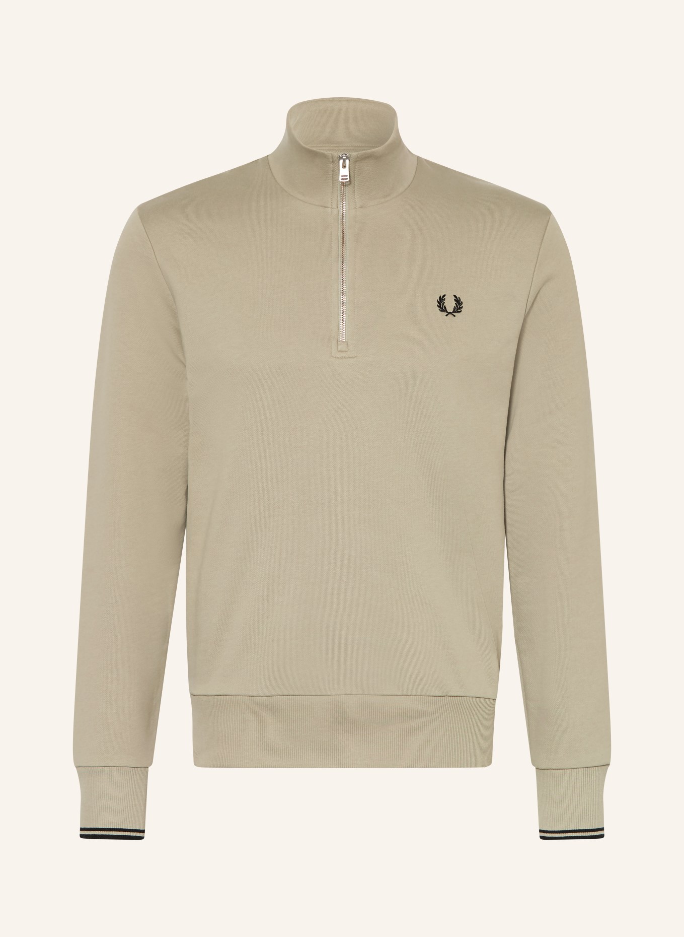 FRED PERRY sweatshirt: LIGHT GREEN
