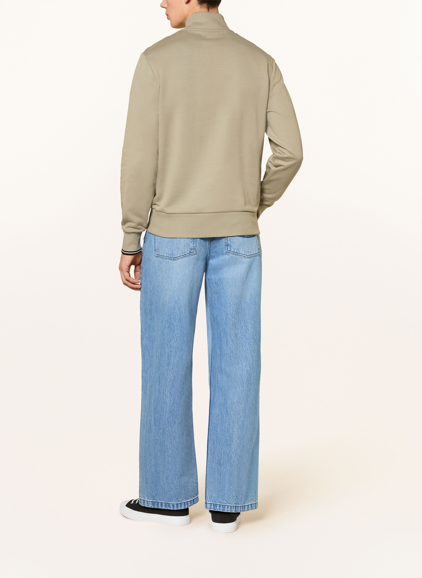 FRED PERRY sweatshirt: LIGHT GREEN