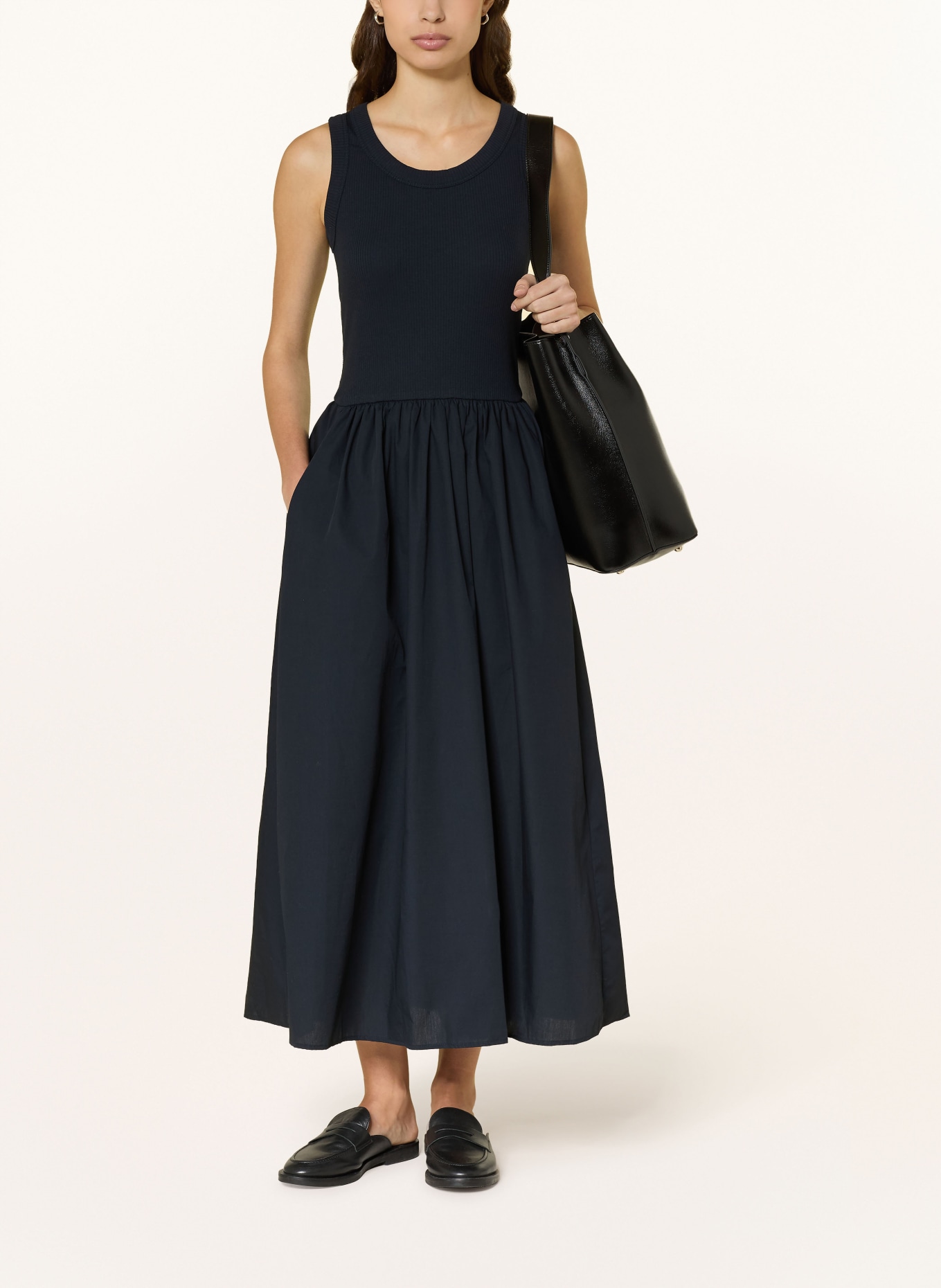 InWear Kleid DAGNAMAIW im Materialmix: DUNKELBLAU