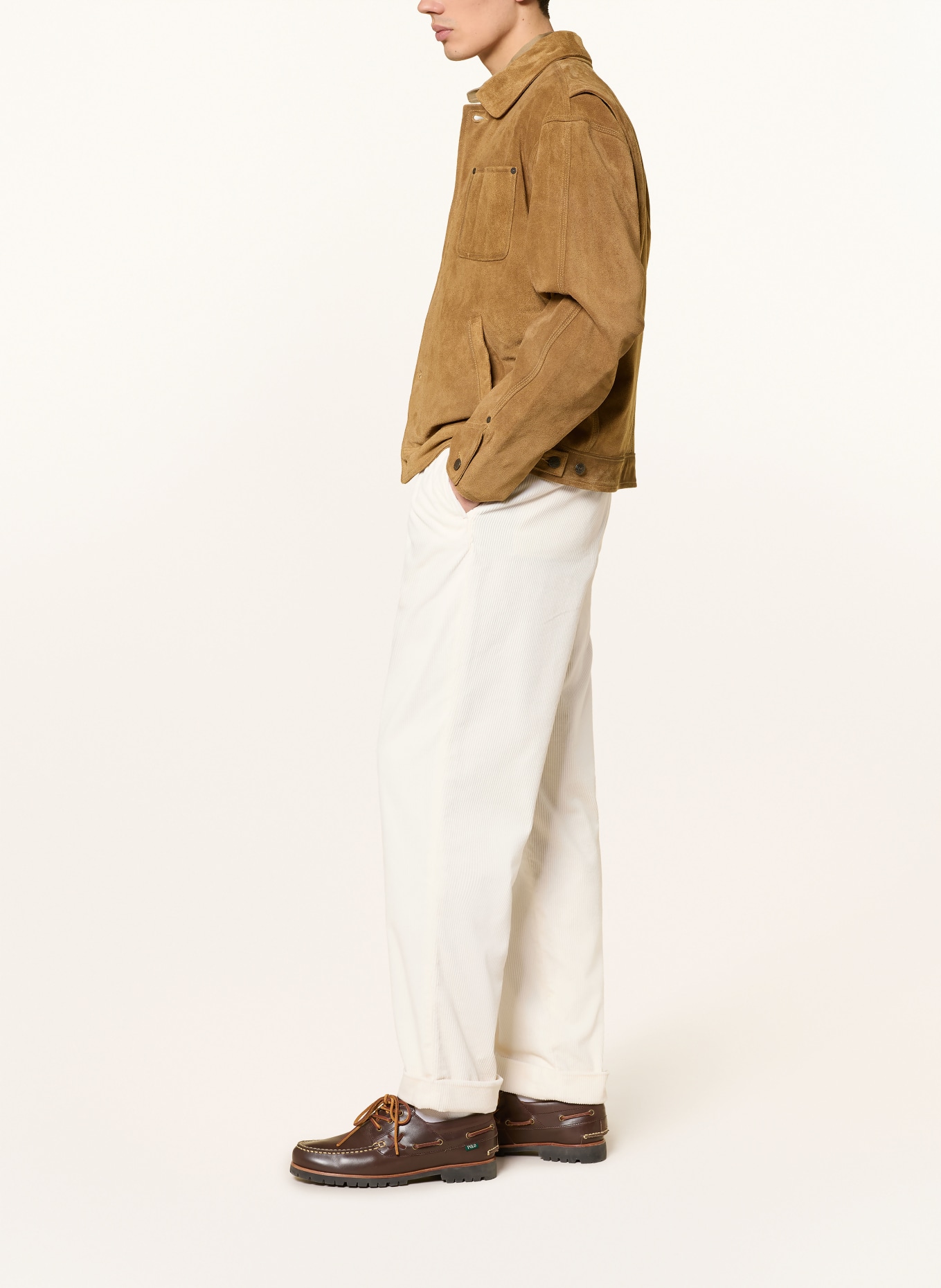 POLO RALPH LAUREN Cordchino Relaxed Fit: CREME