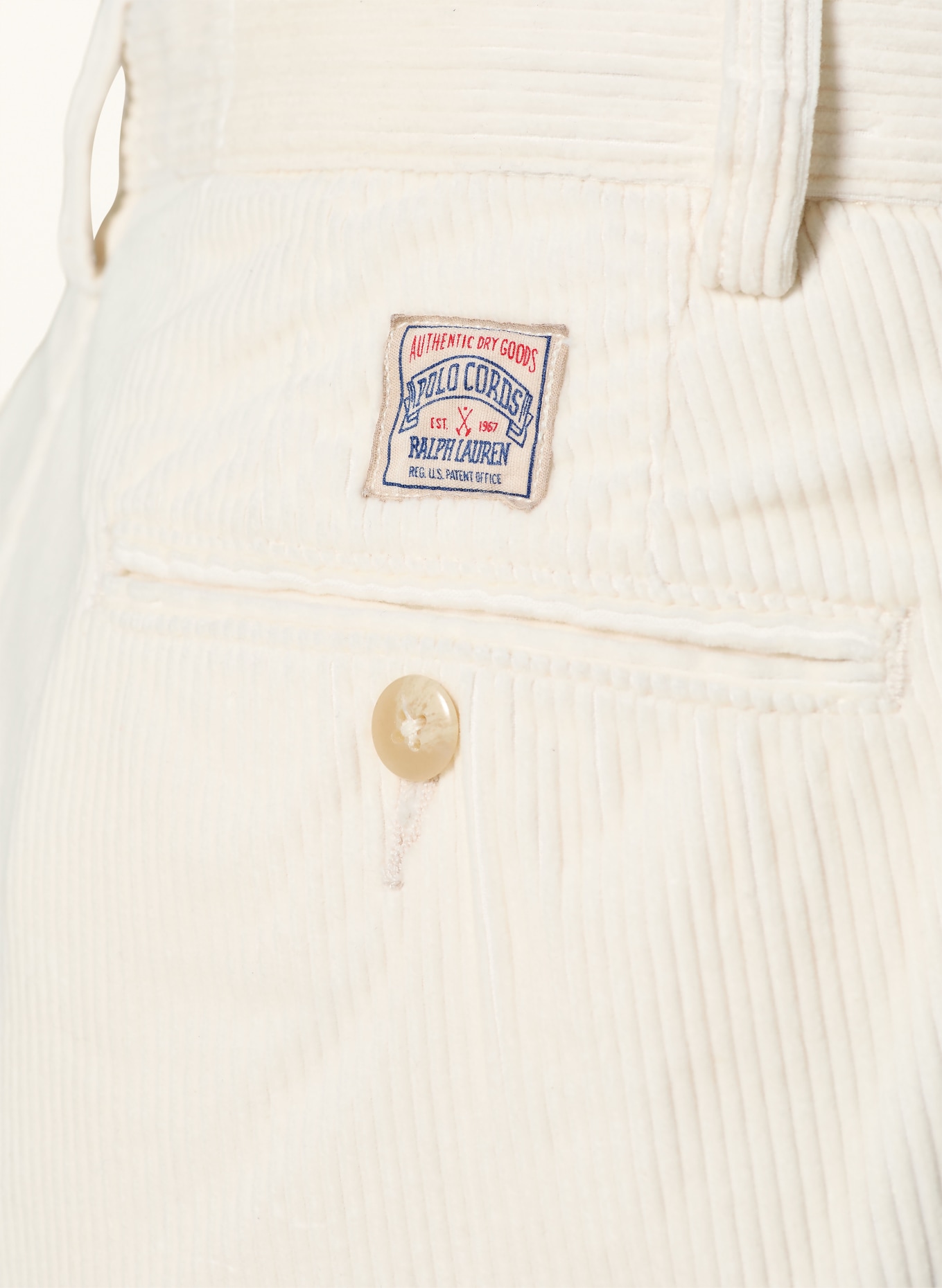 POLO RALPH LAUREN Cordchino Relaxed Fit: CREME