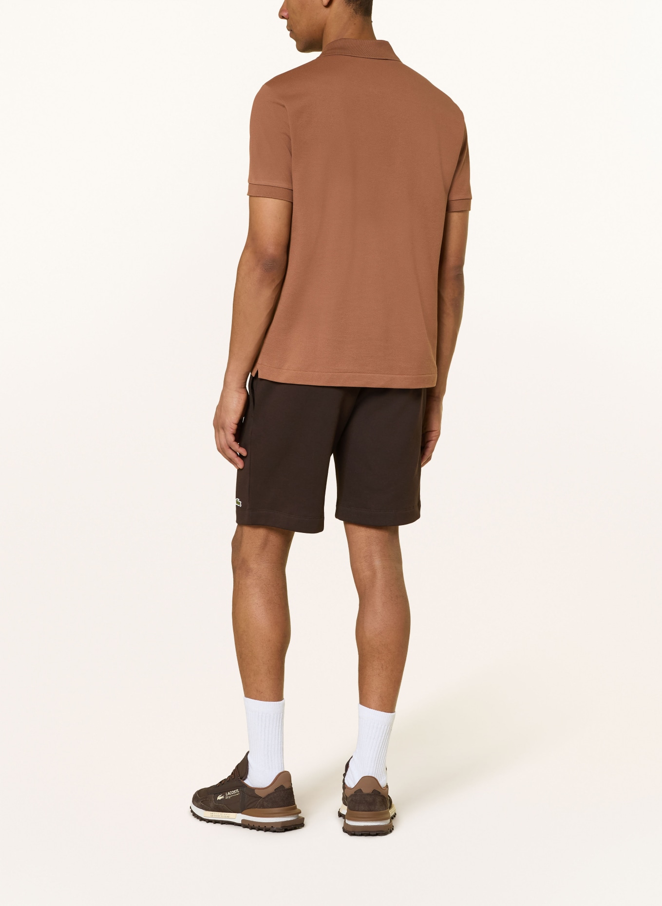 LACOSTE Sweatshorts: DUNKELBRAUN