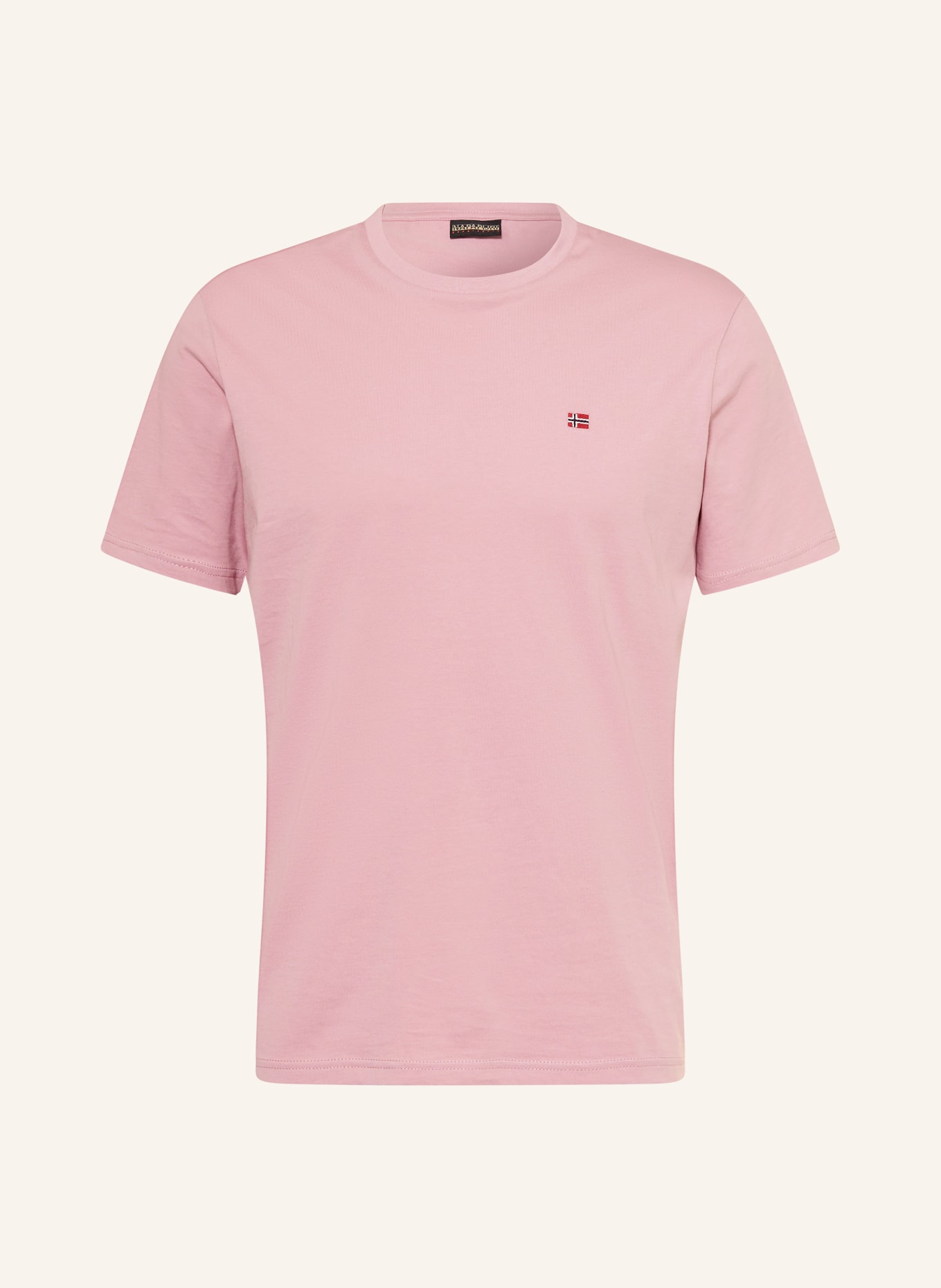 NAPAPIJRI T-Shirt SALIS: ROSA / ROT / SCHWARZ