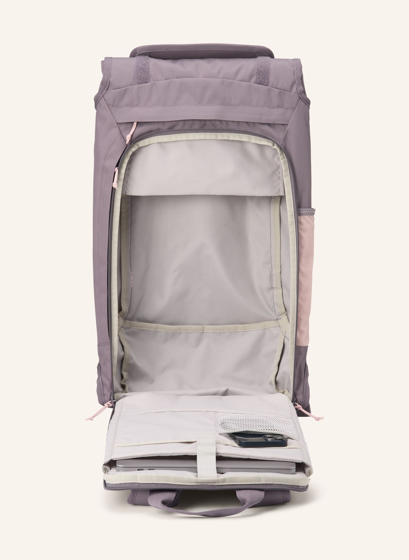 AEVOR Rucksack TRIP PACK 26 l mit Laptop-Fach: DUNKELGRAU / ROSA