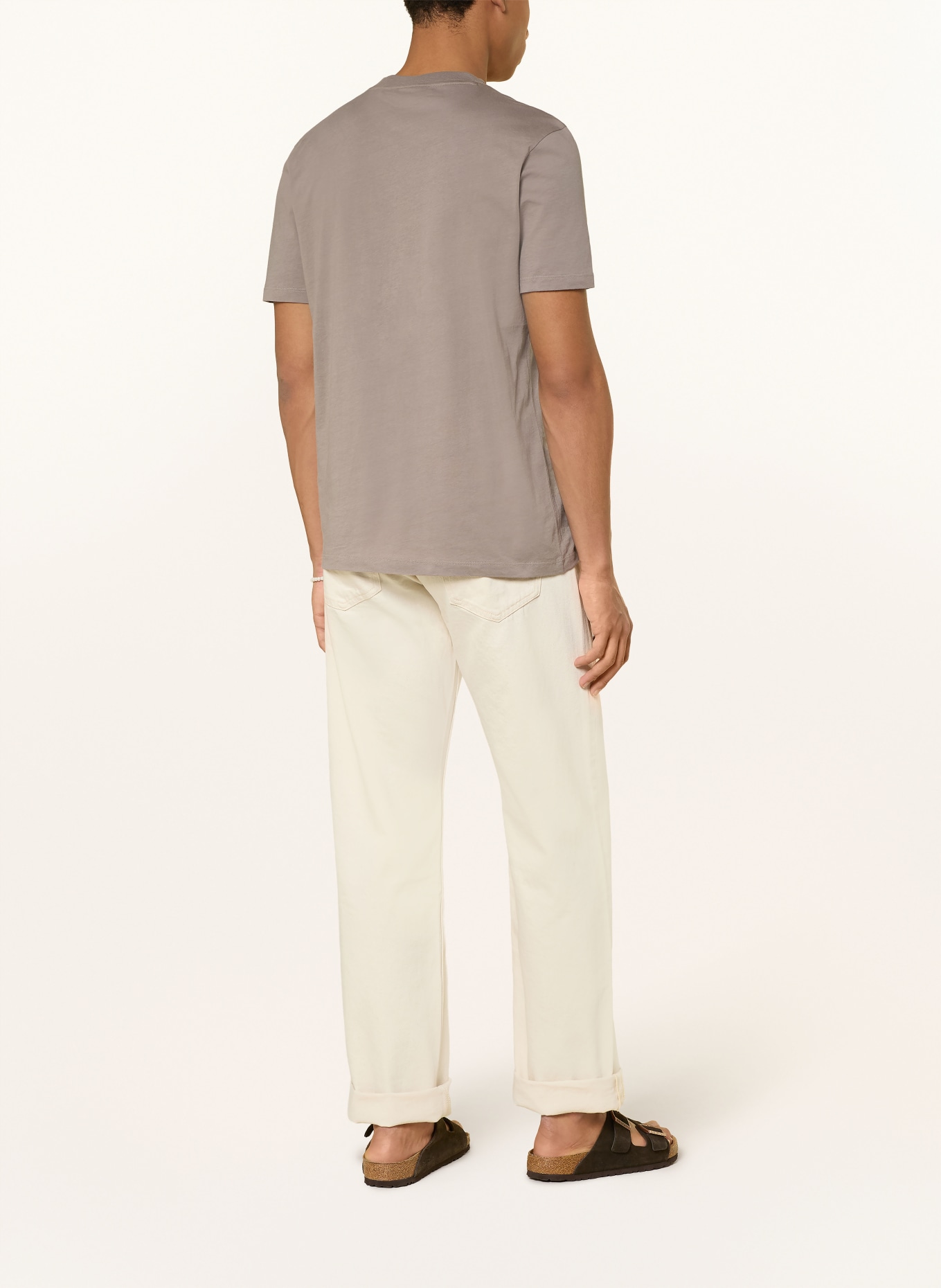 HUGO T-Shirt DULIVIO: TAUPE