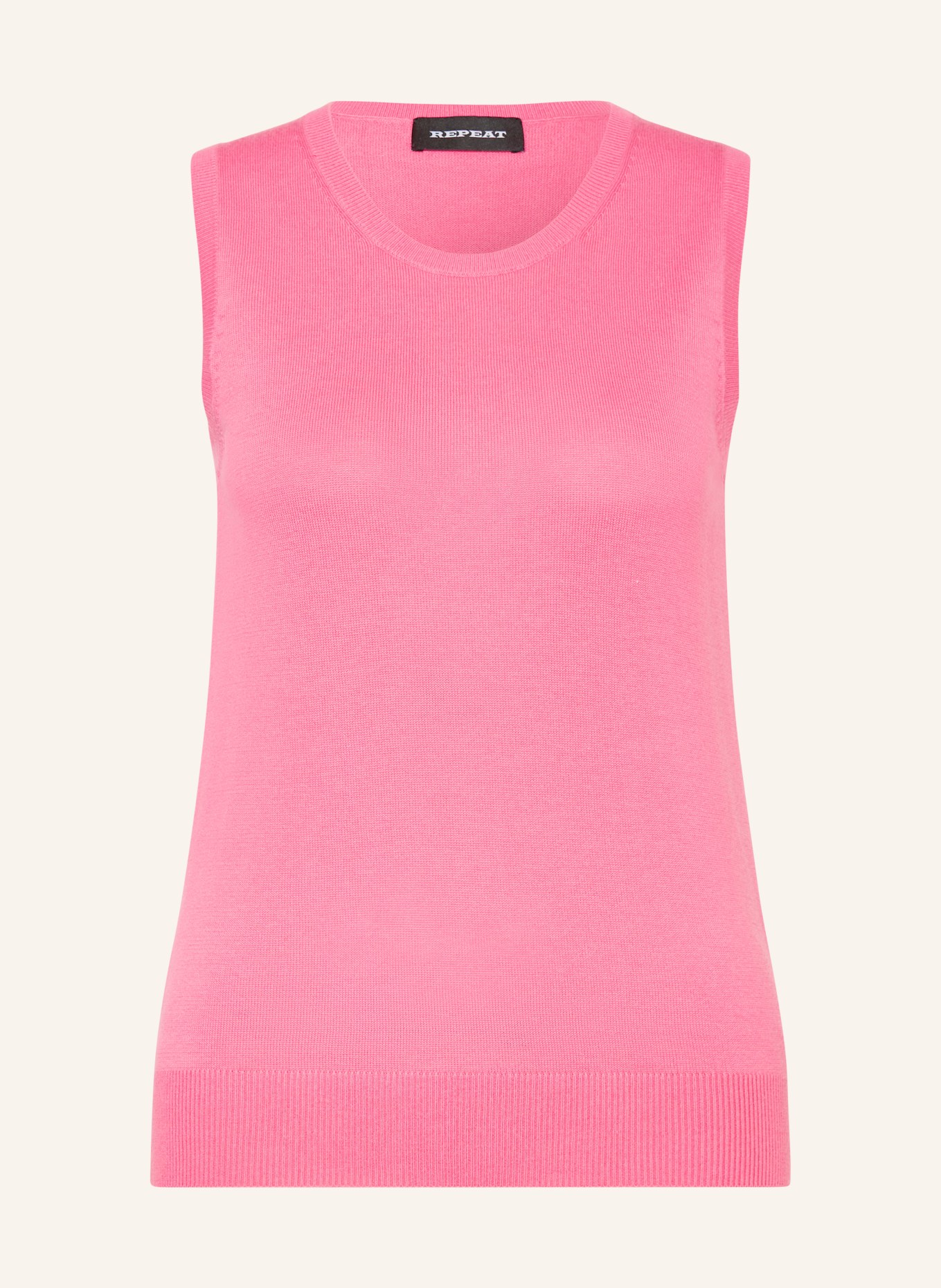 REPEAT Pletený top: RŮŽOVÁ
