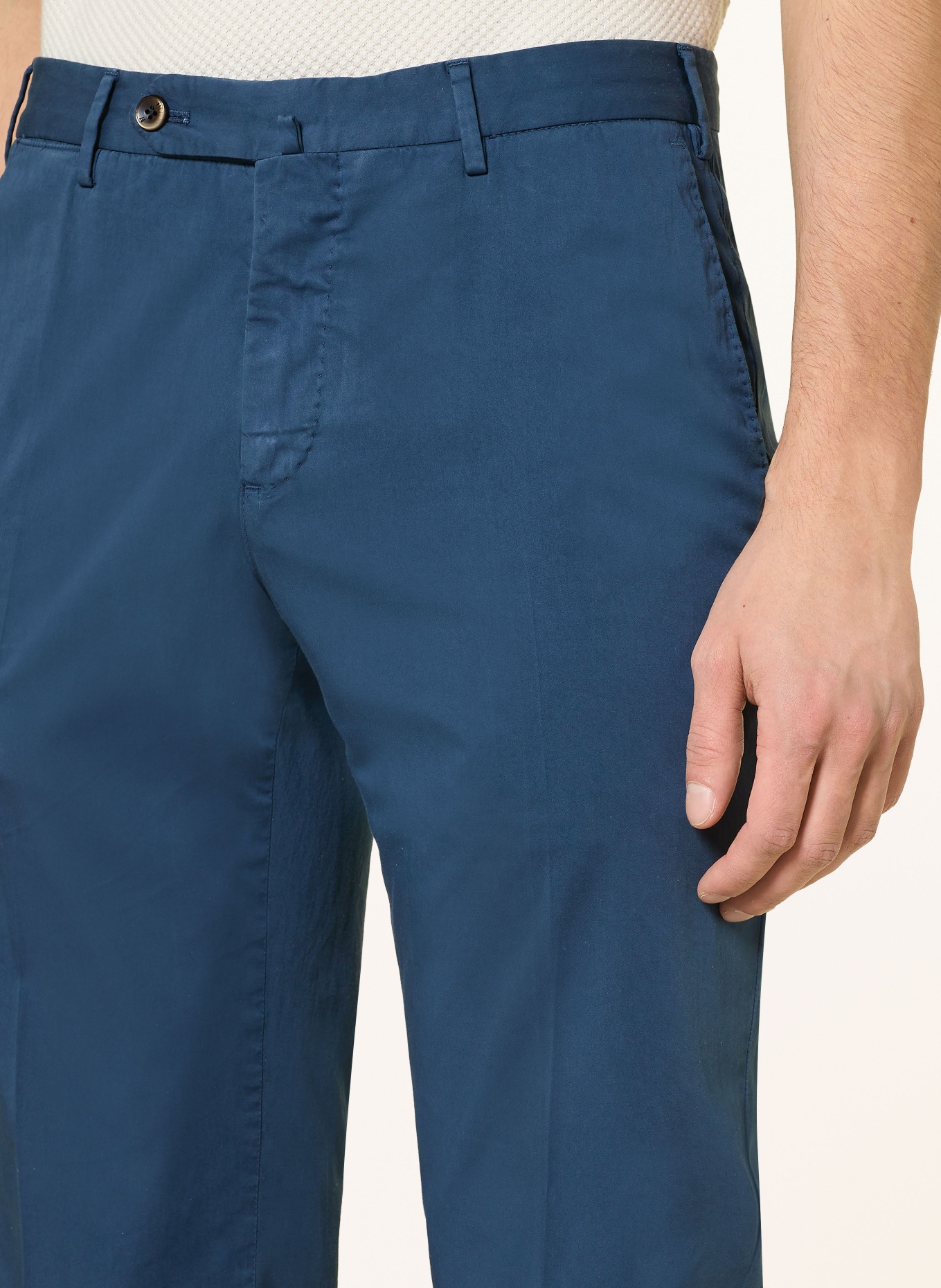 PT TORINO Pantalon chino slim fit: BLEU