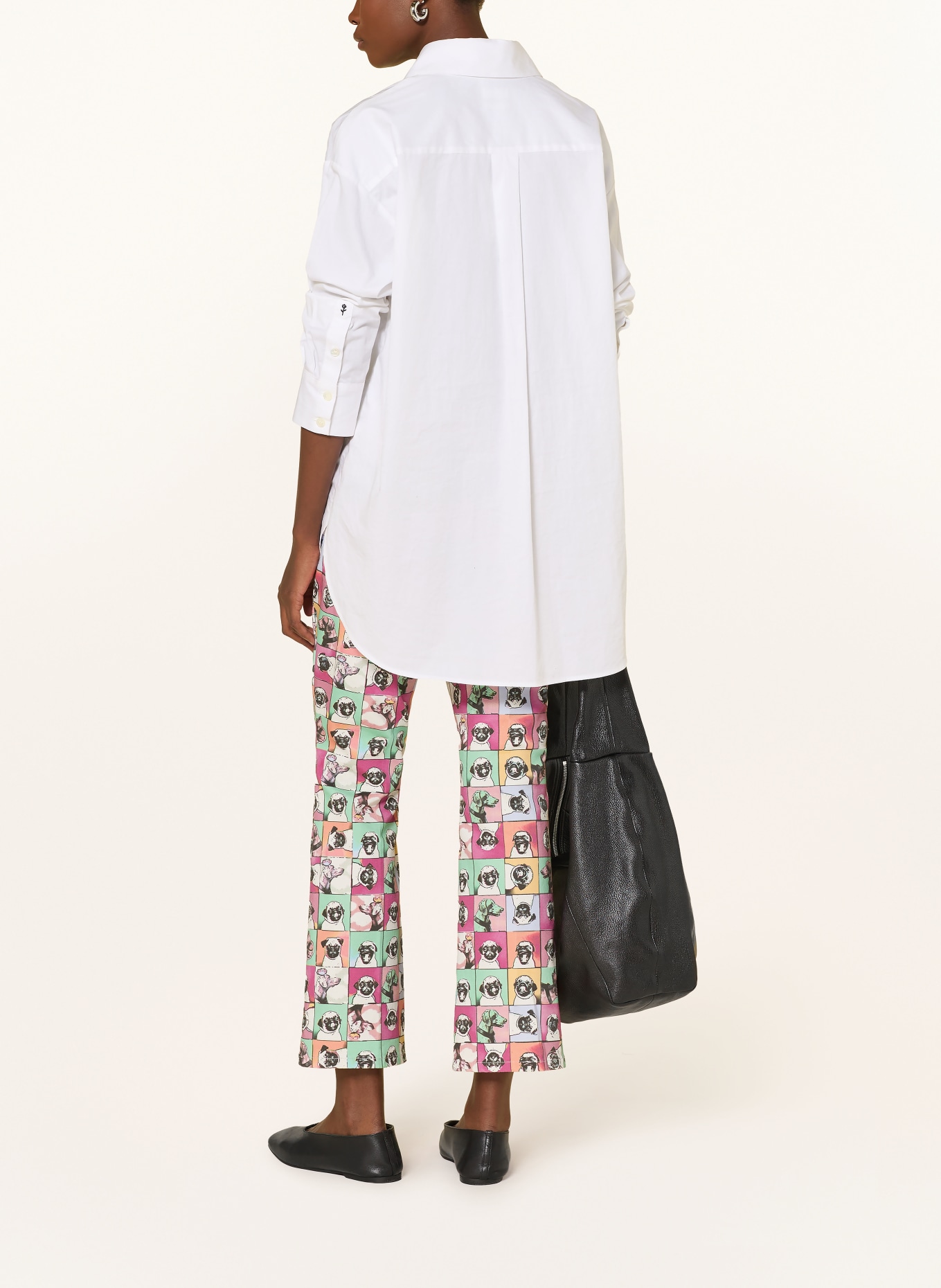 MAC Flared Jeans DREAM KICK: 902B pug print