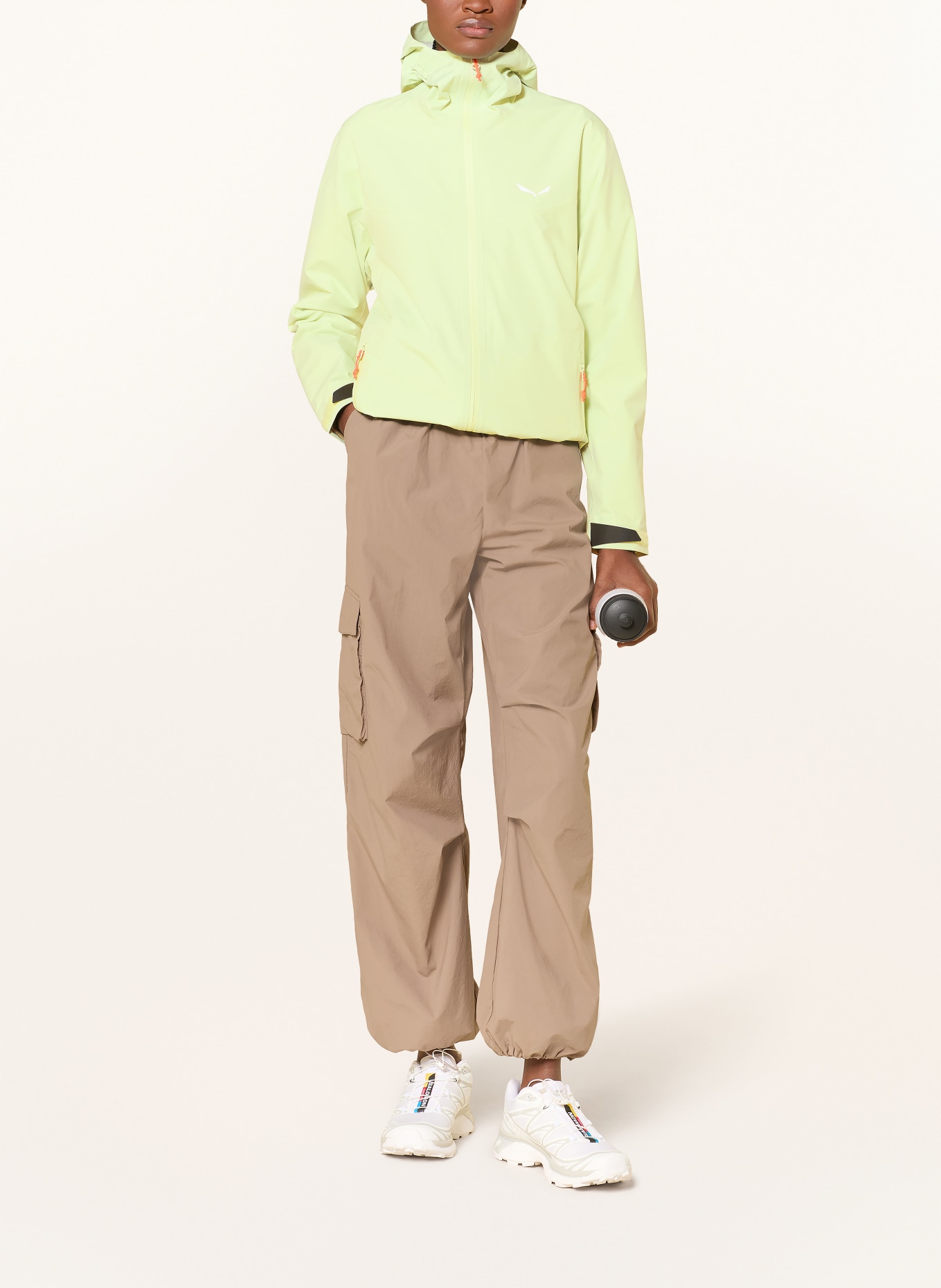 SALEWA Hardshell-Jacke PUEZ 2.5L PTX: HELLGRÜN