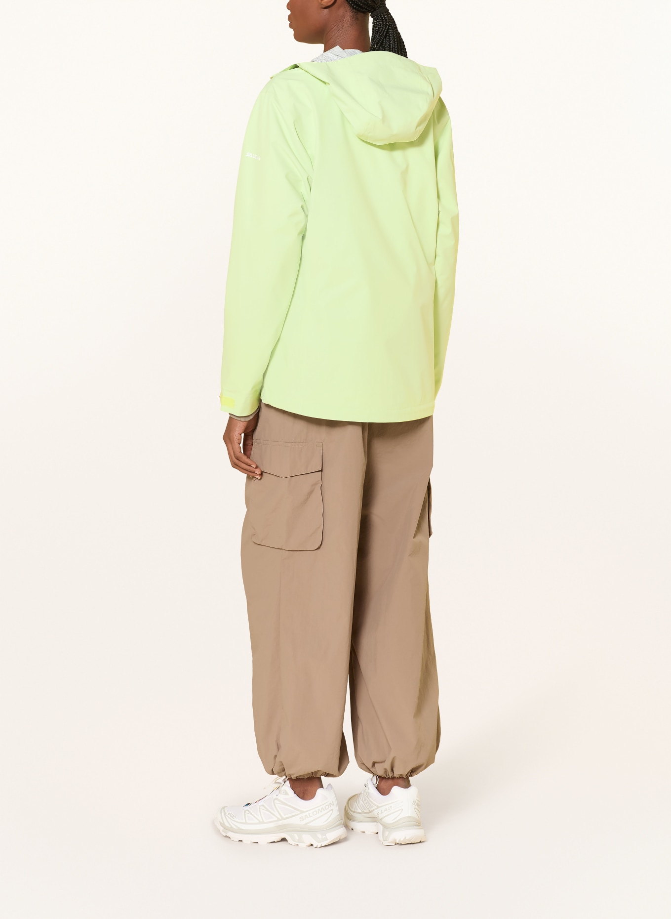 SALEWA Hardshell-Jacke PUEZ 2.5L PTX: HELLGRÜN