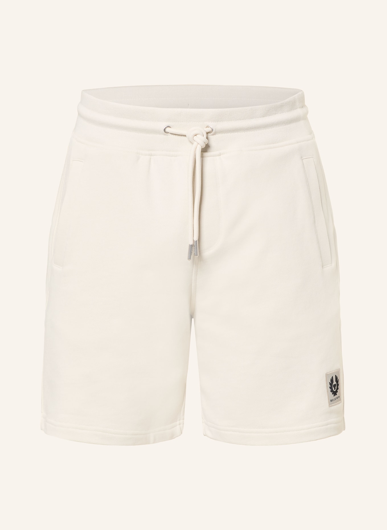 BELSTAFF Šortky z mikinové látky: KRÉMOVÁ