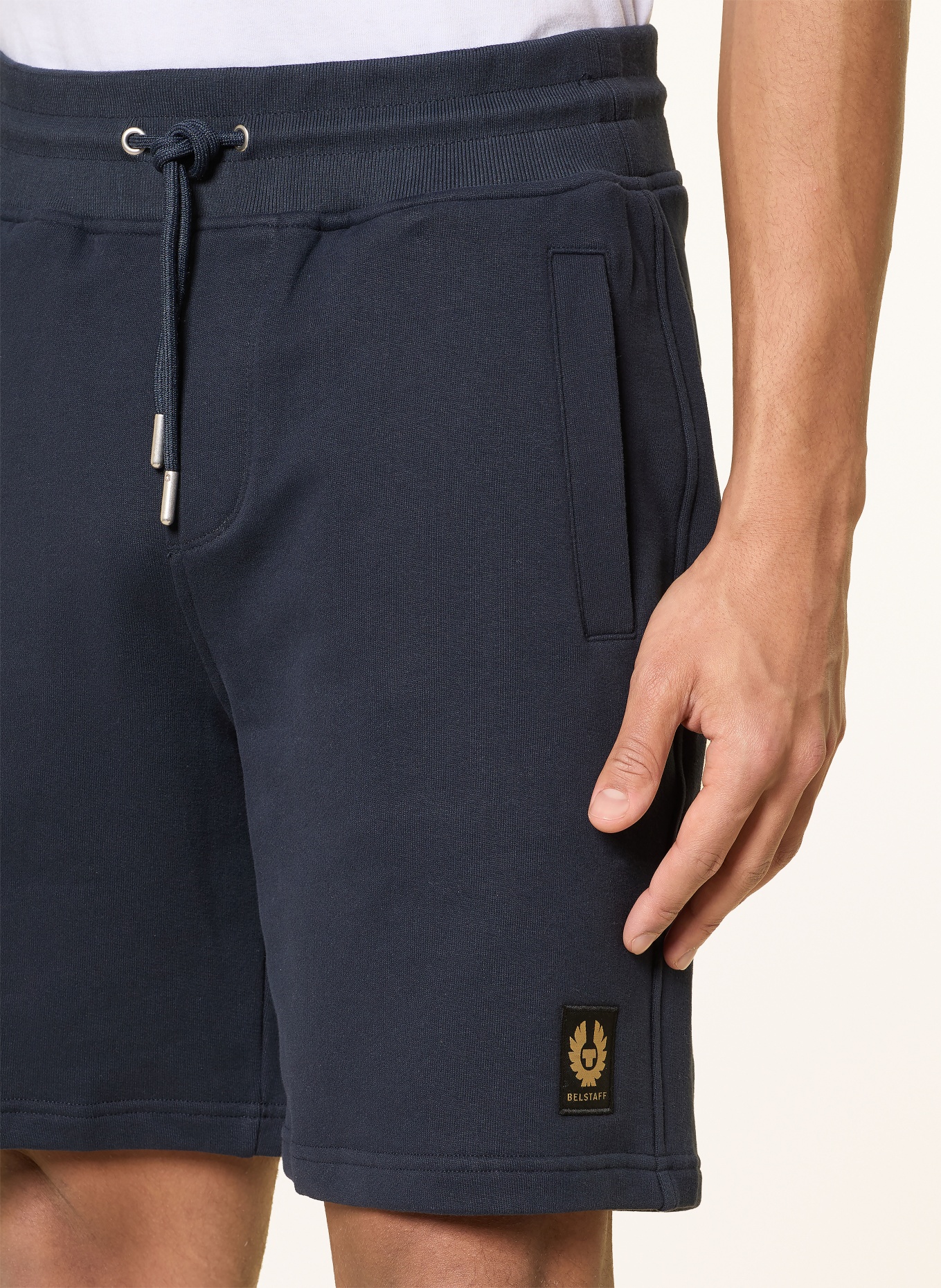 BELSTAFF Sweatshorts: DONKERBLAUW