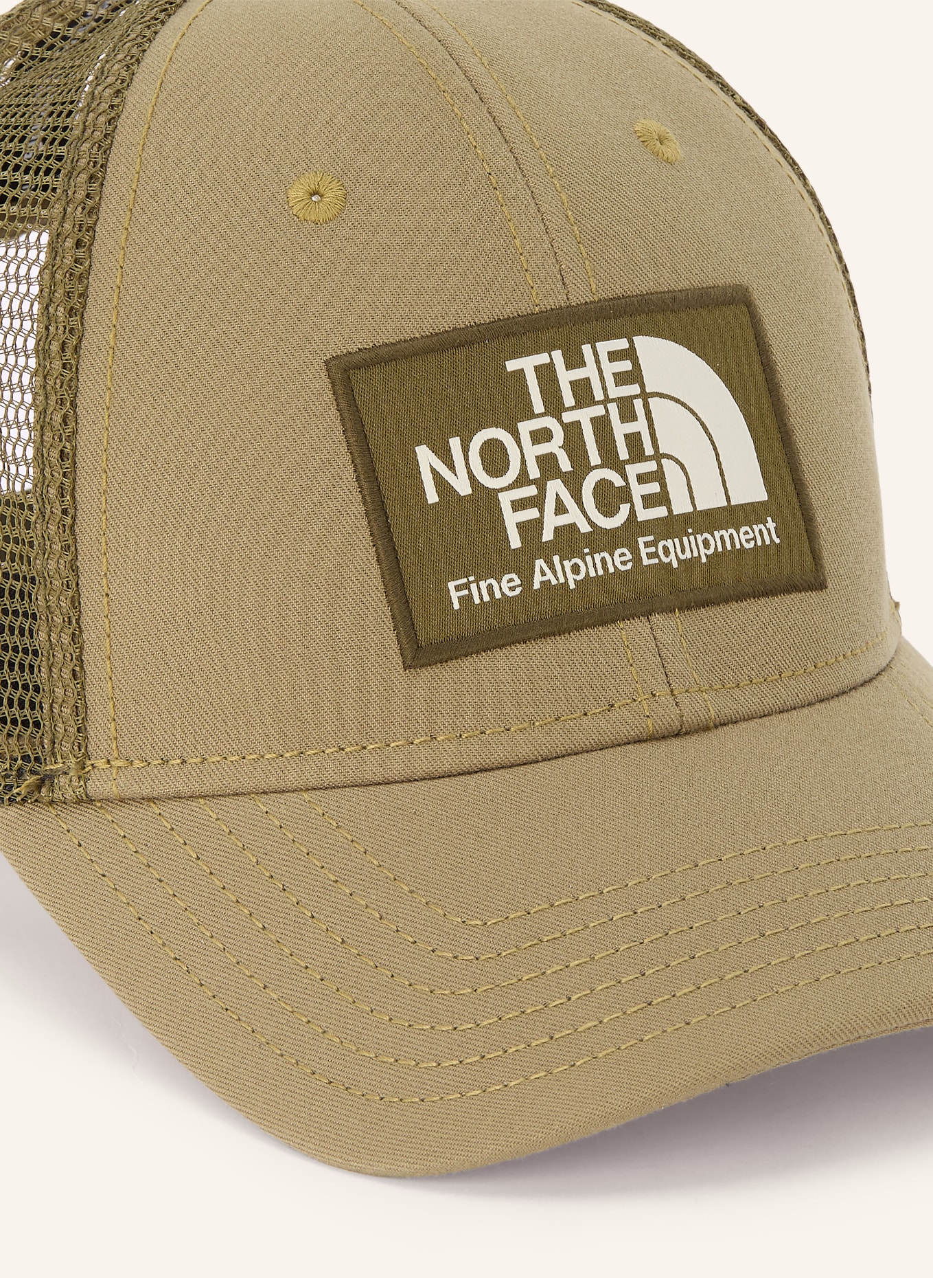 THE NORTH FACE Cap TRUCKER: OLIVE / ECRU / DARK GREEN
