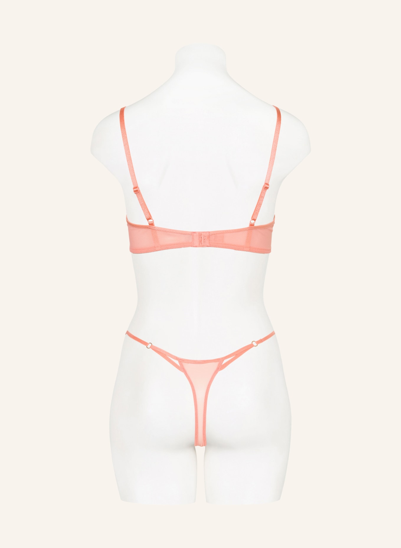 mey Thong series MYSTERIOUS: SALMON / DARK YELLOW