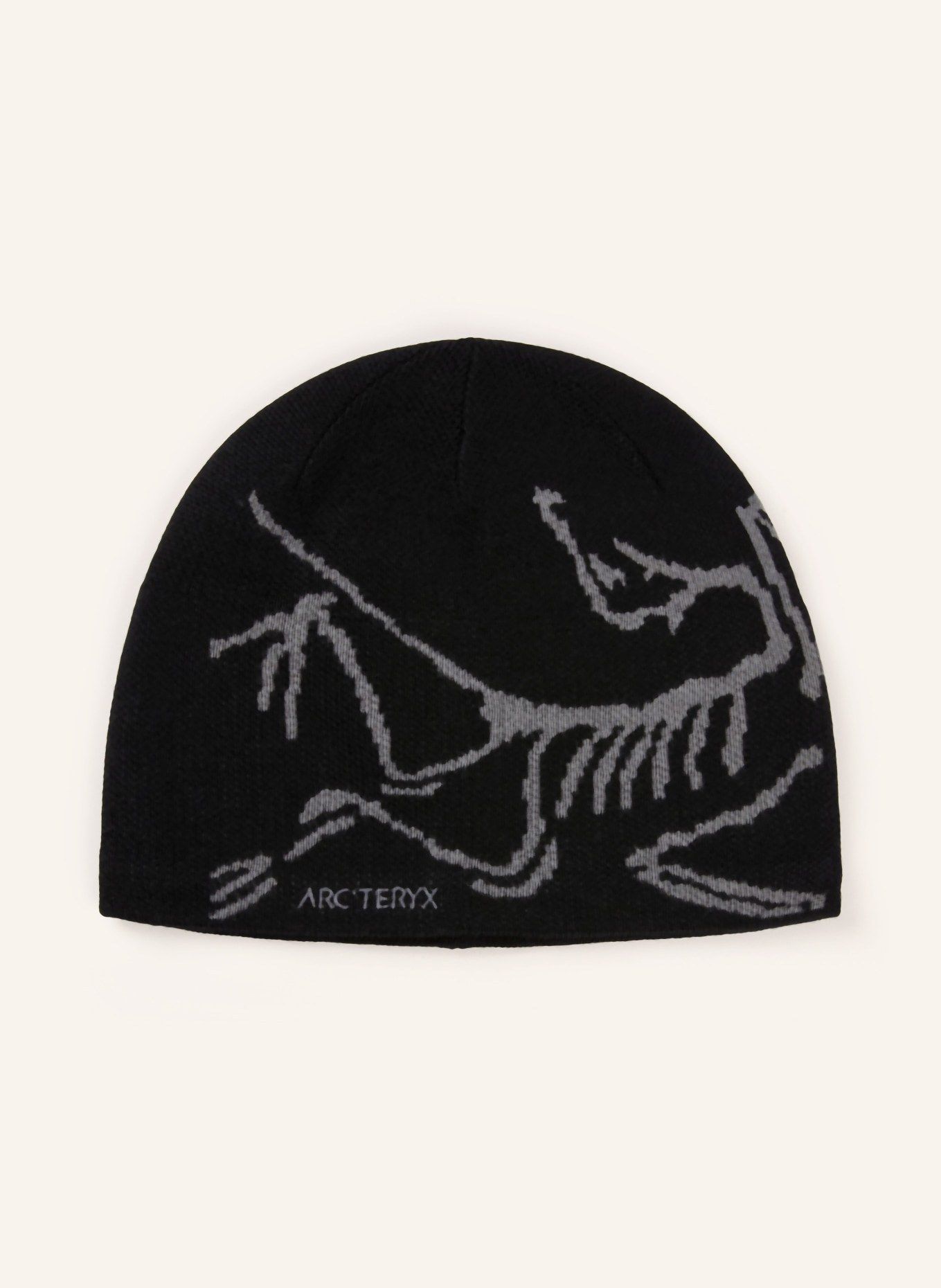 ARC'TERYX Čepice BIRD HEAD TOQUE: ČERNÁ / ŠEDÁ
