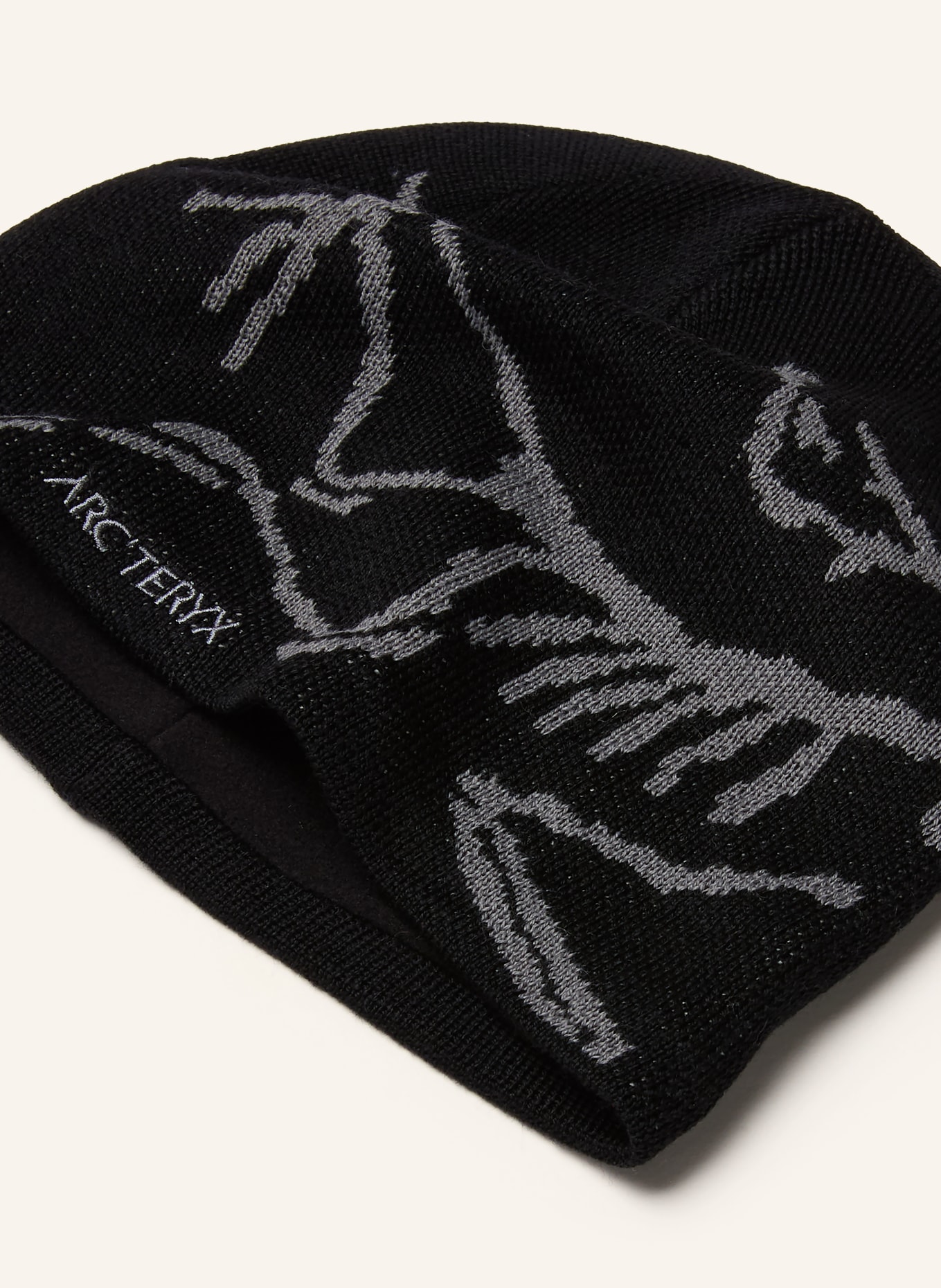 ARC'TERYX Čepice BIRD HEAD TOQUE: ČERNÁ / ŠEDÁ