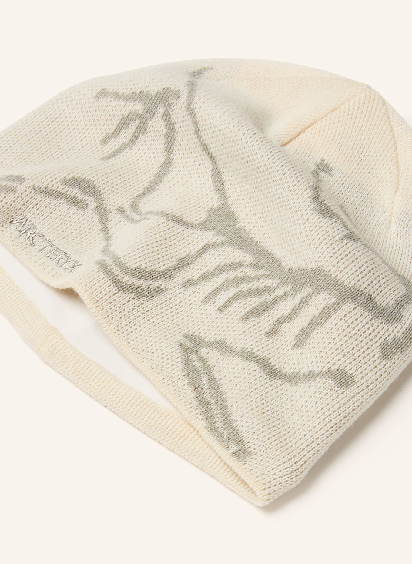 ARC'TERYX Čepice BIRD HEAD TOQUE: KRÉMOVÁ / KHAKI