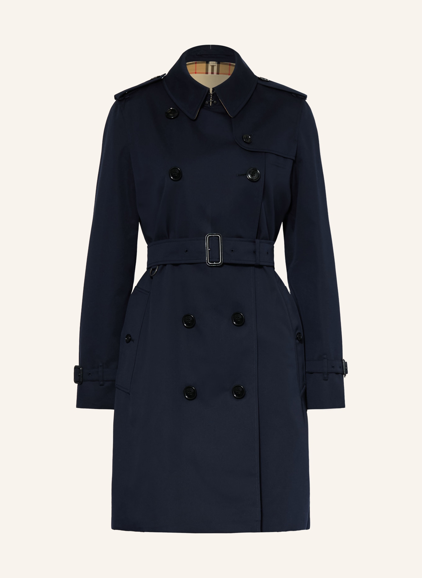 BURBERRY Trenchcoat KENSINGTON 2: DUNKELBLAU