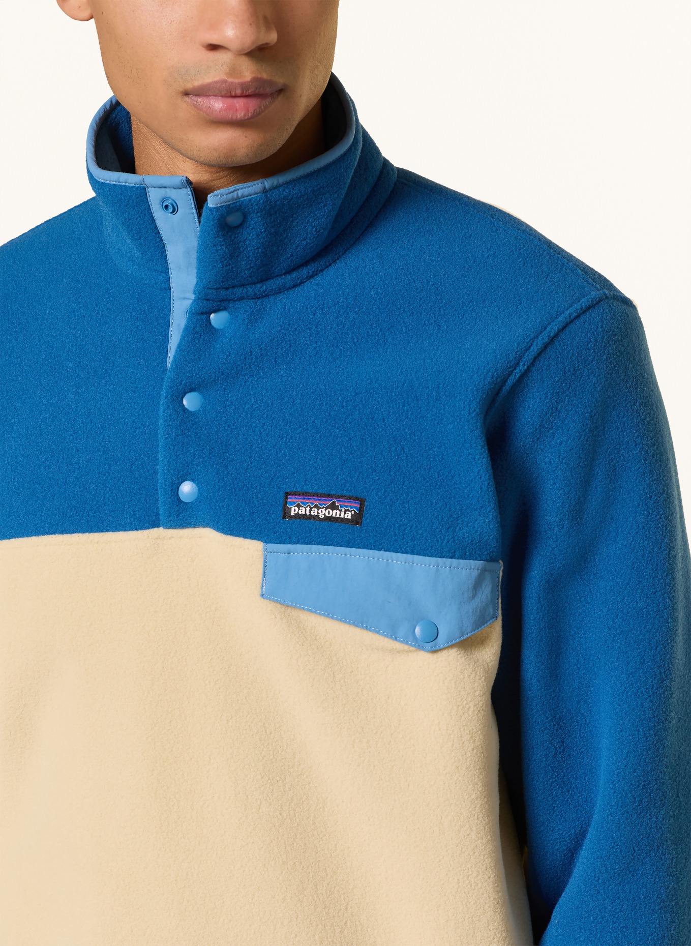 patagonia Fleecepullover SYNCHILLA ® SNAP-T®: TURQUOISE / LICHTBRUIN