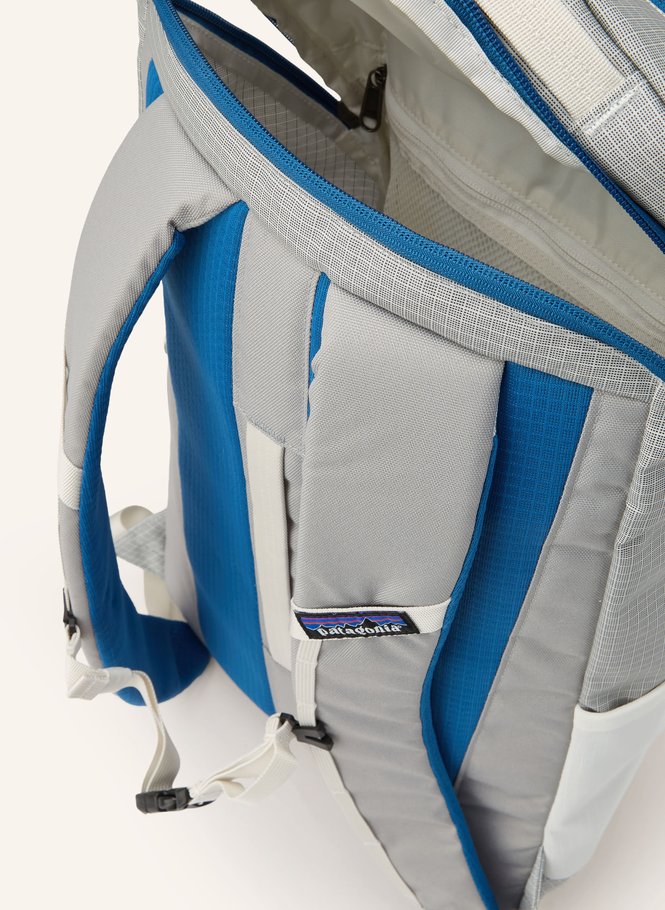 patagonia Batoh BLACK HOLE® 25 l s přihrádkou na notebook: KRÉMOVÁ / ZELENÁ / MODRÁ