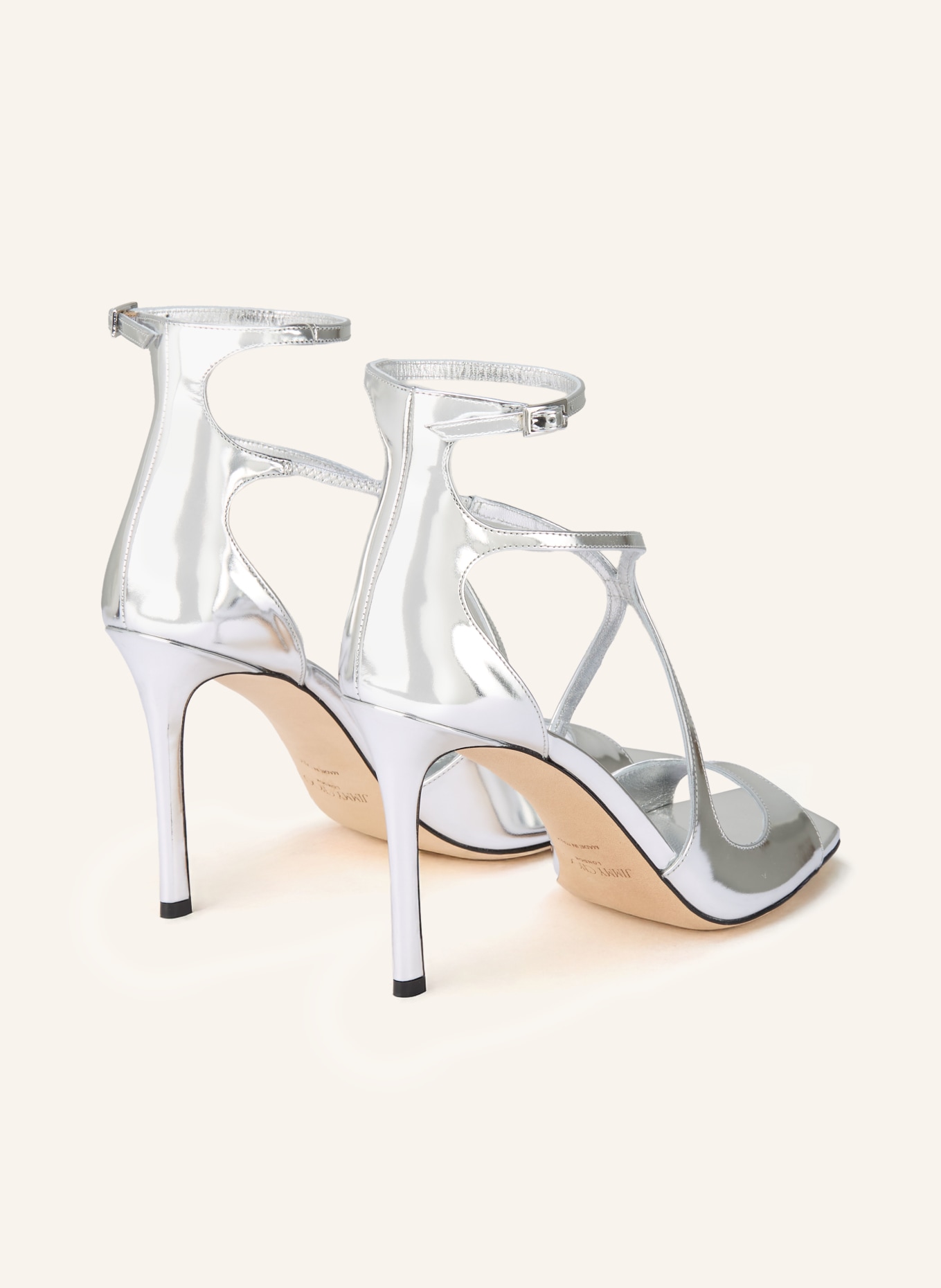 JIMMY CHOO Sandaletten AZIA 95: SILBER