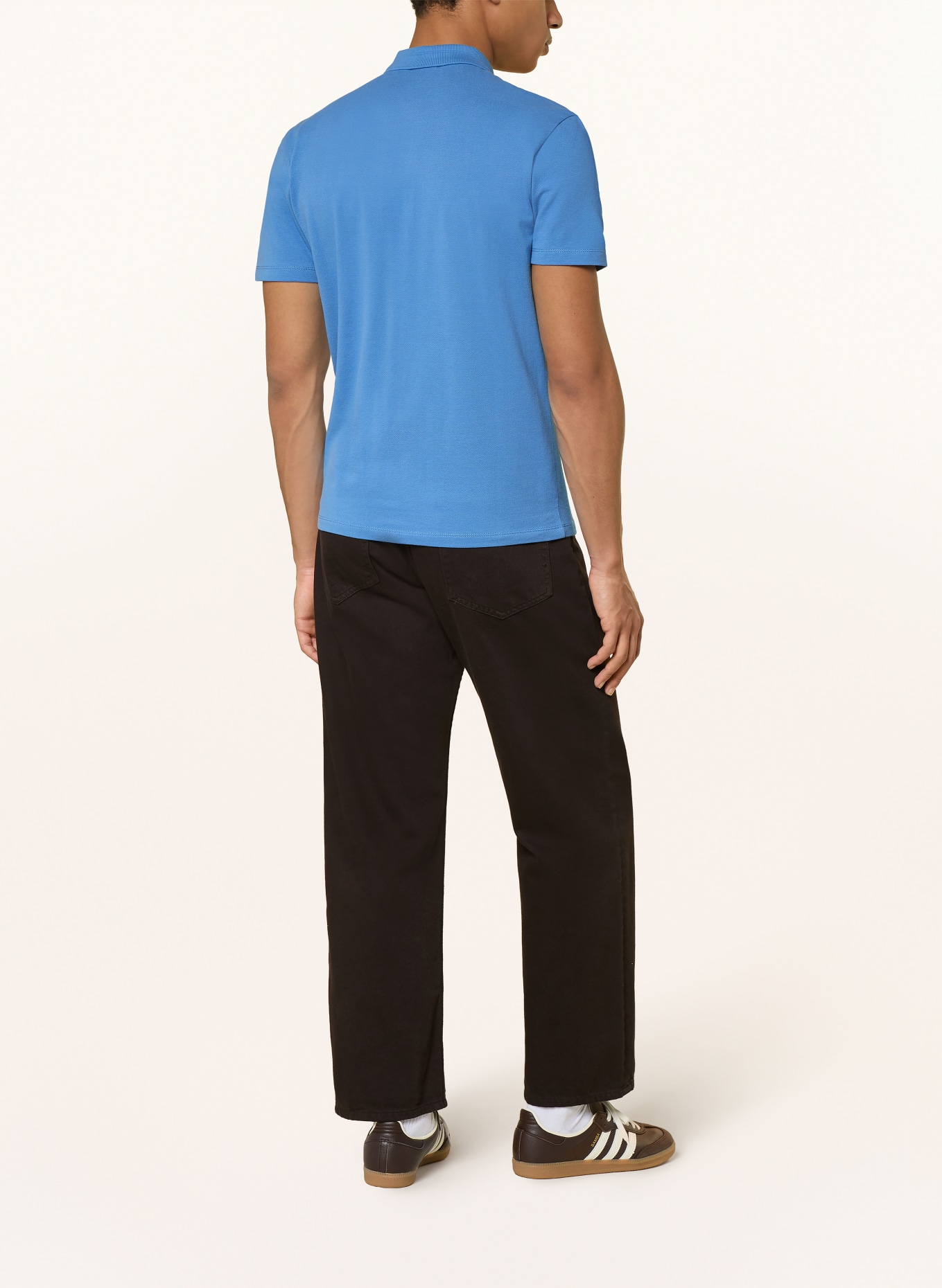 NAPAPIJRI Piqué poloshirt EALIS: BLAUW