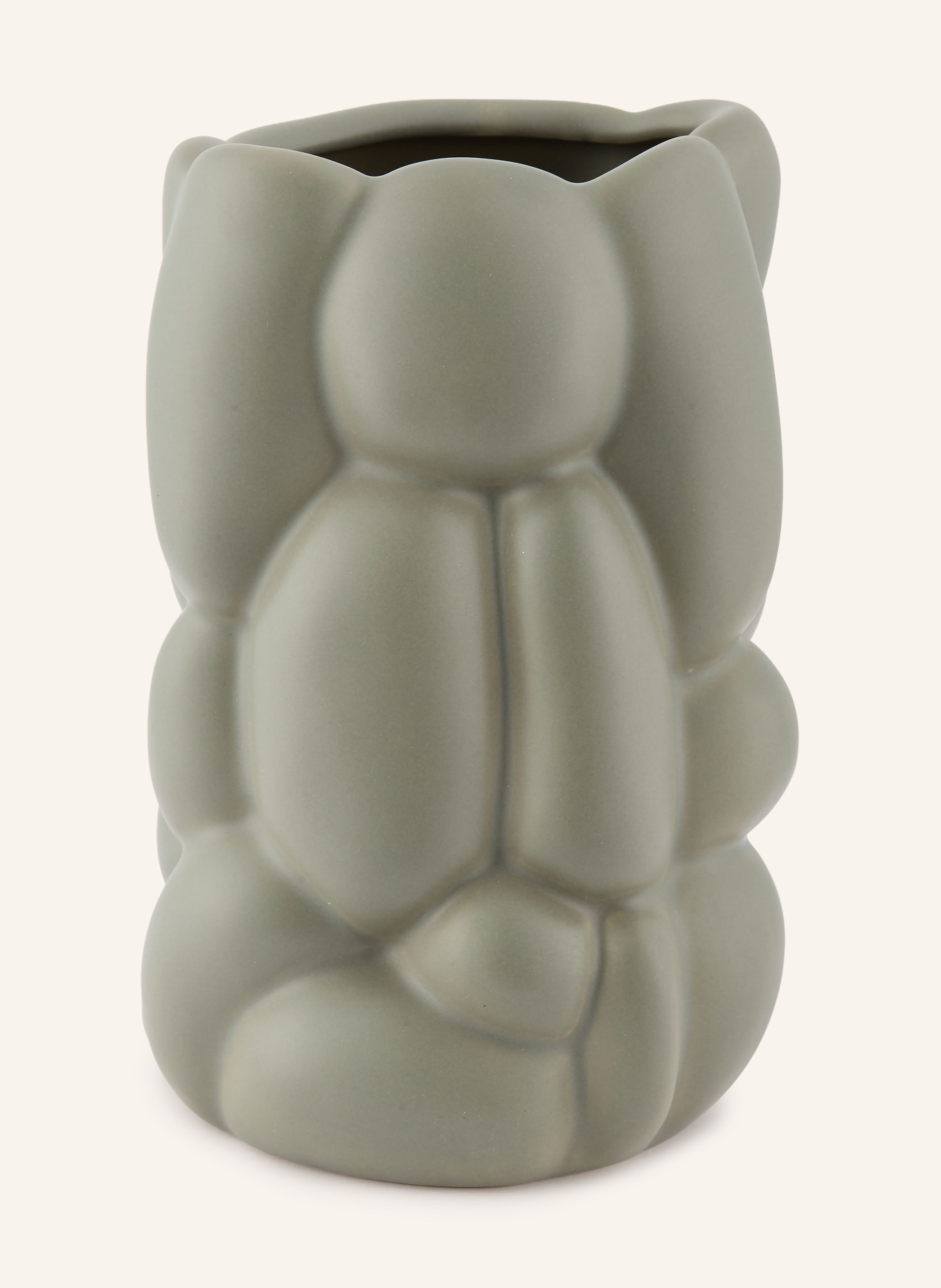 raawii Vaas CLOUD SMALL: DONKERGROEN