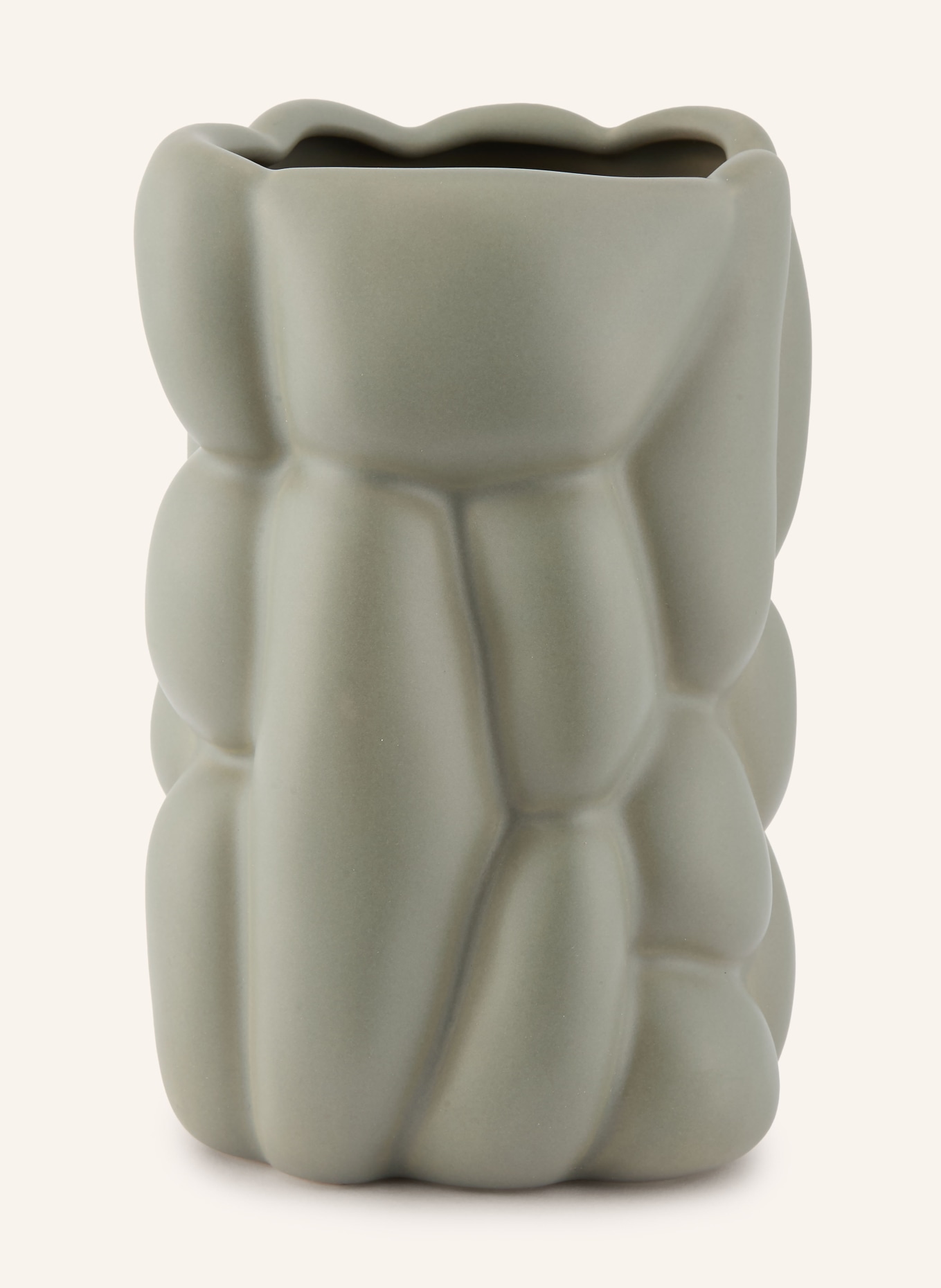 raawii Vaas CLOUD SMALL: DONKERGROEN