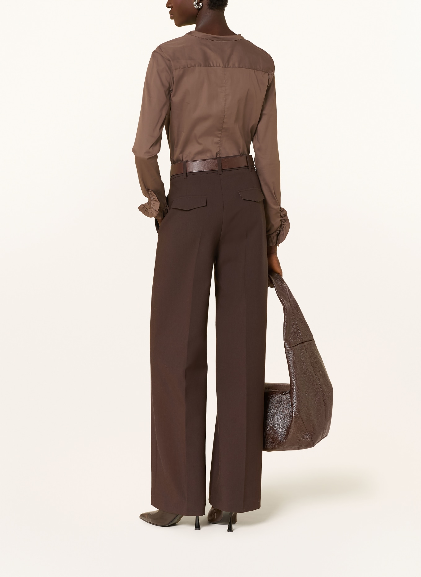 MOS MOSH Bluzka MMMATTIE: BRĄZOWY