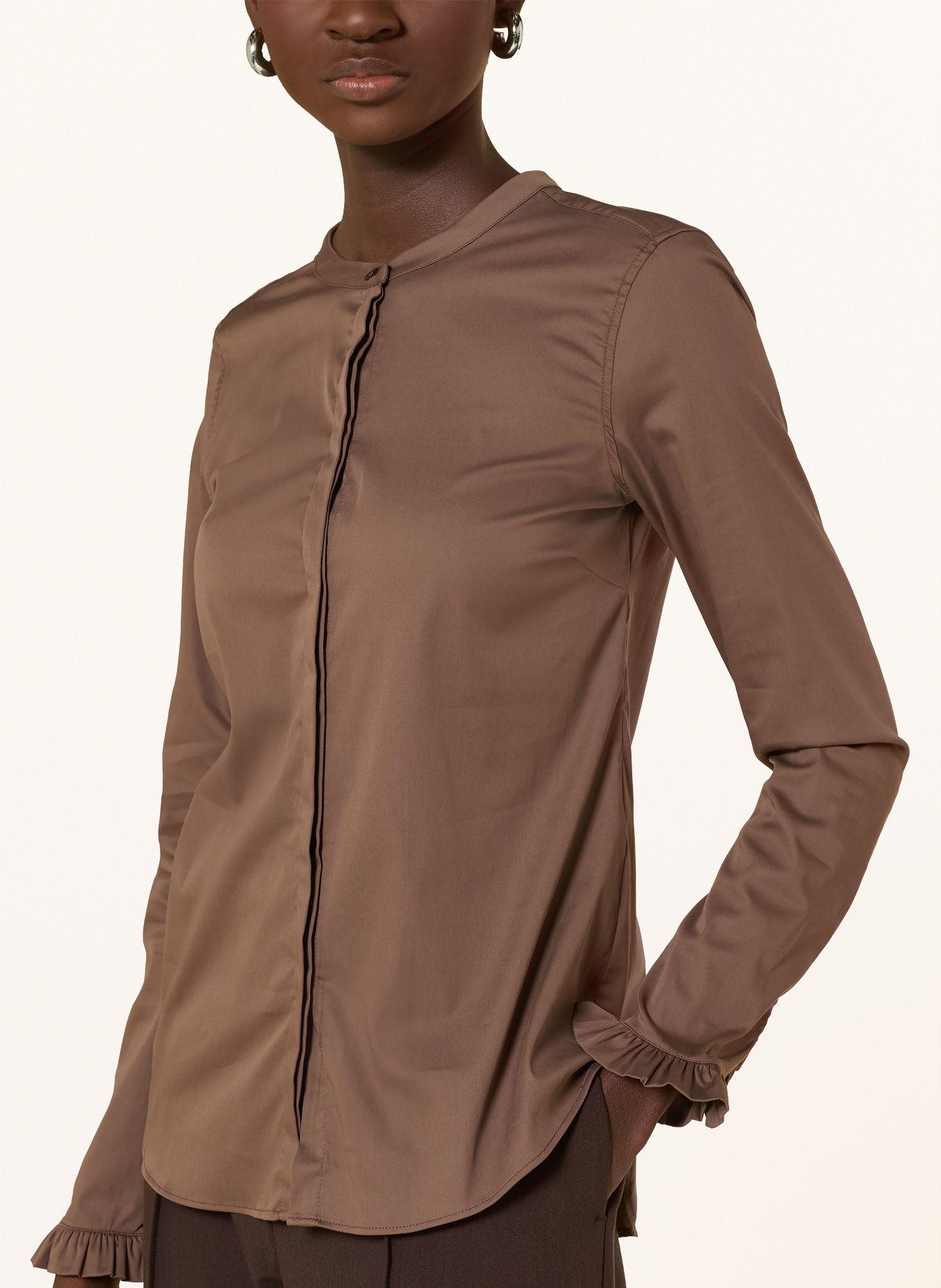 MOS MOSH Bluzka MMMATTIE: BRĄZOWY