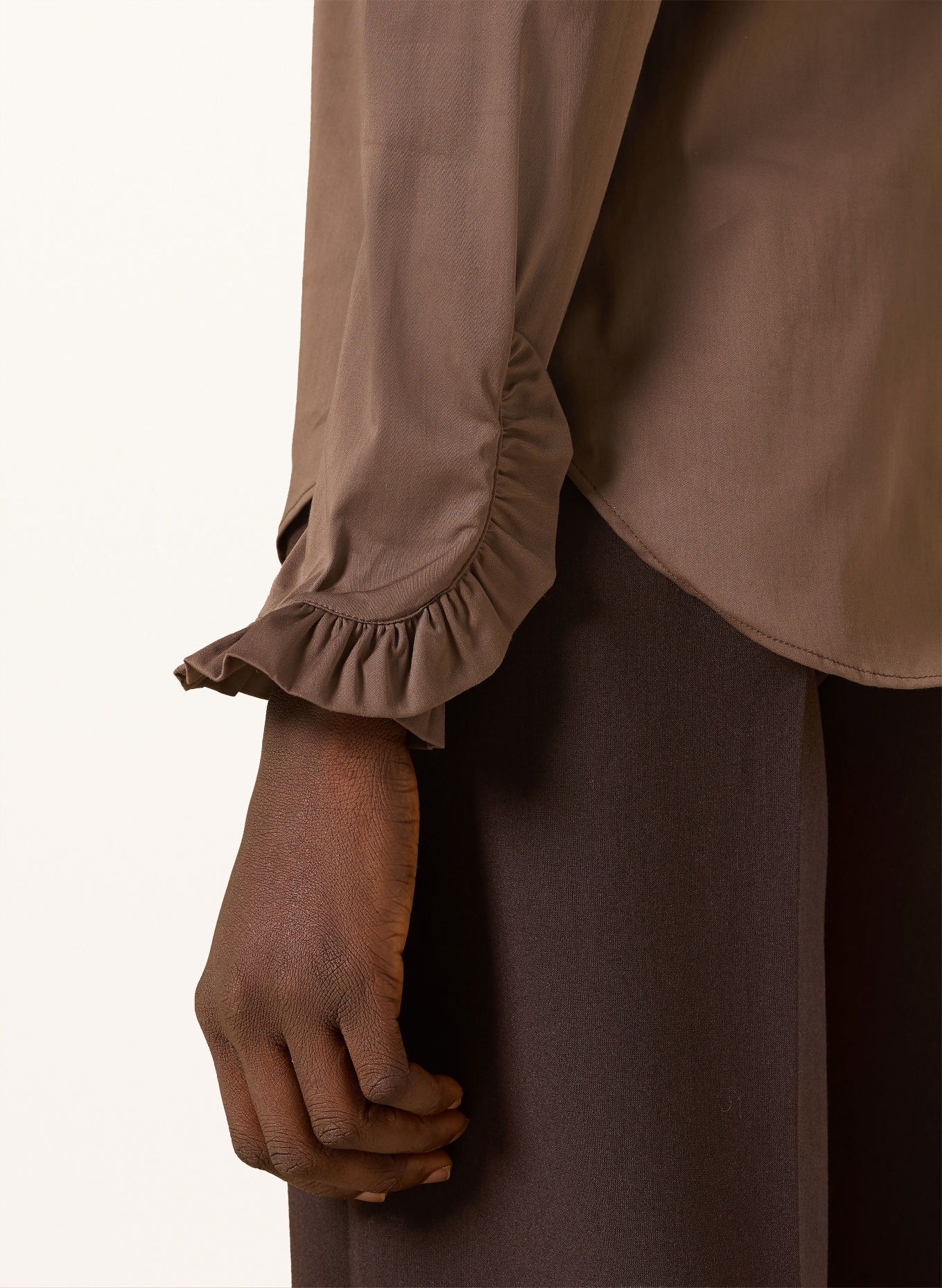 MOS MOSH Bluzka MMMATTIE: BRĄZOWY