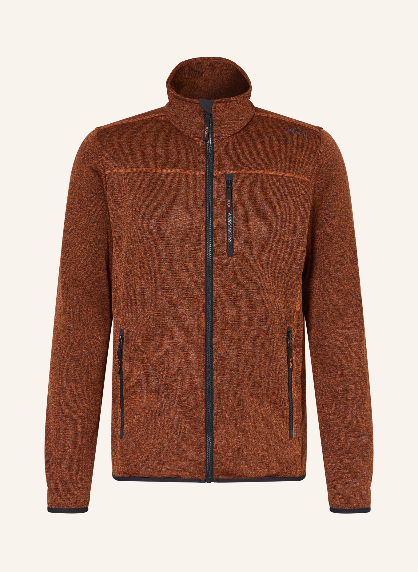 me°ru' Midlayer-Jacke CUSCO: DUNKELORANGE