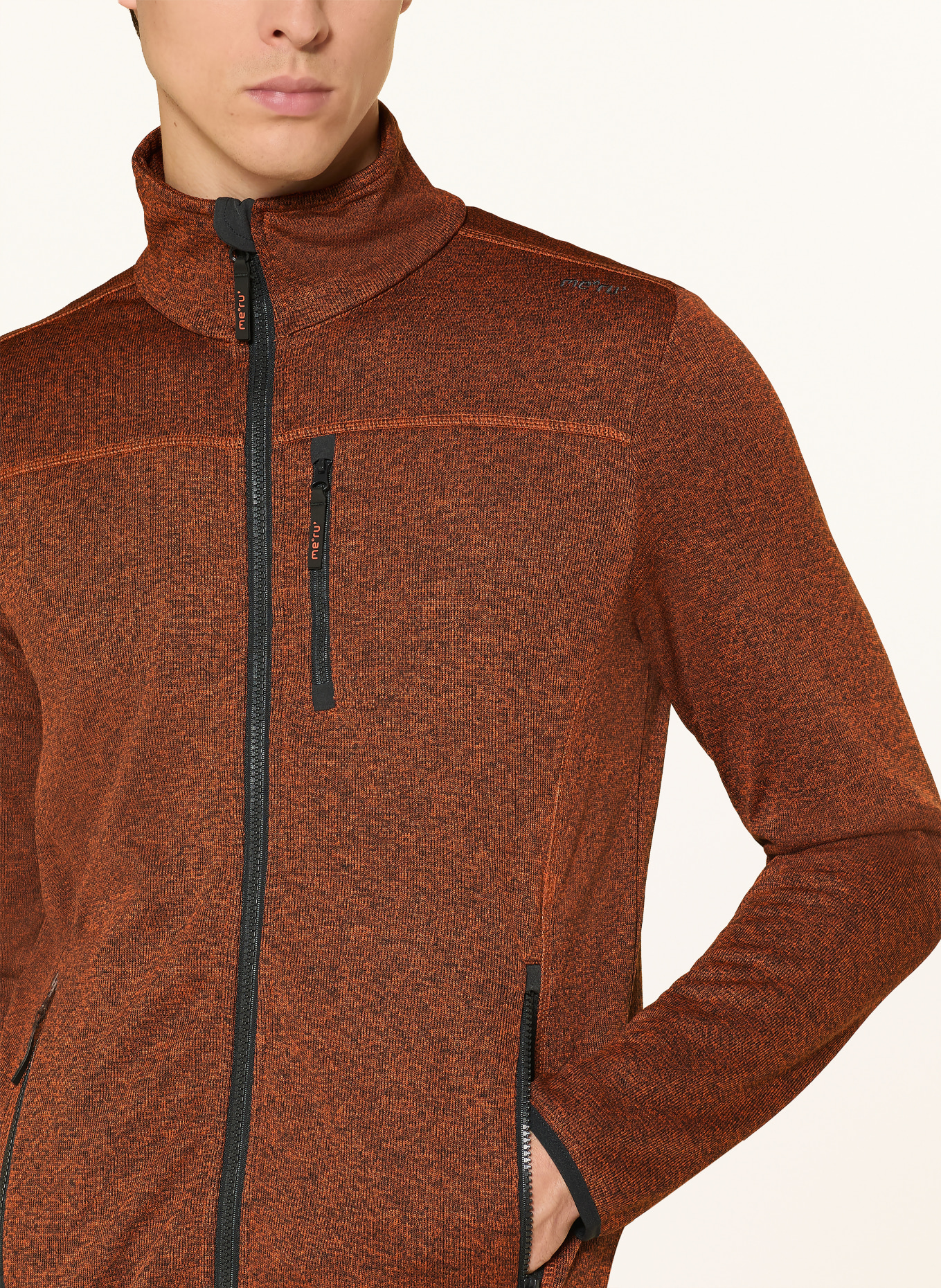 me°ru' Midlayer-Jacke CUSCO: DUNKELORANGE