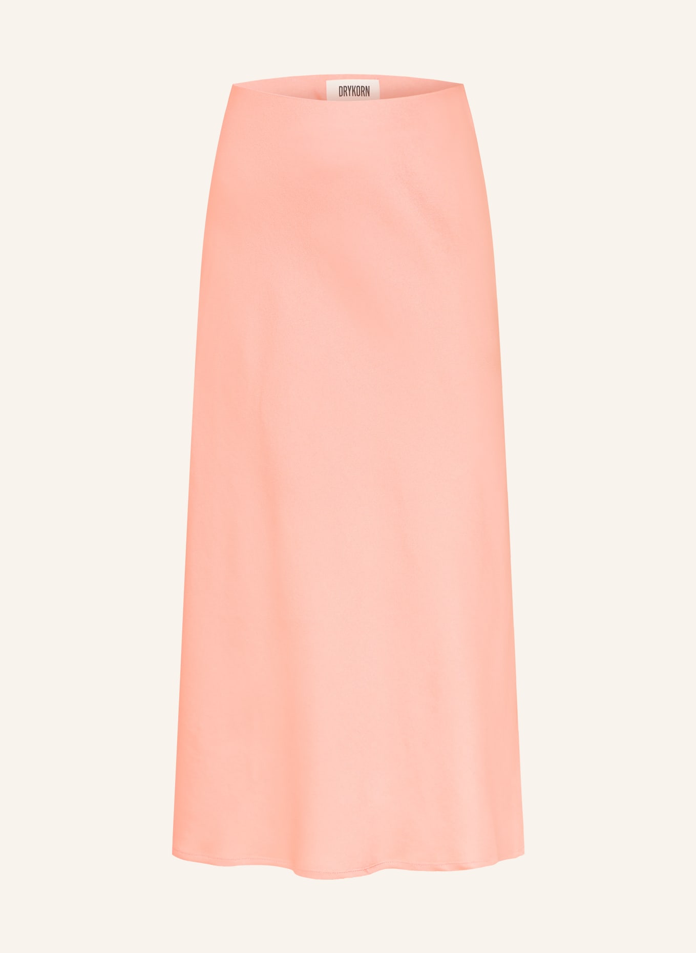 DRYKORN Saténová sukně URA: LOSOSOVÁ