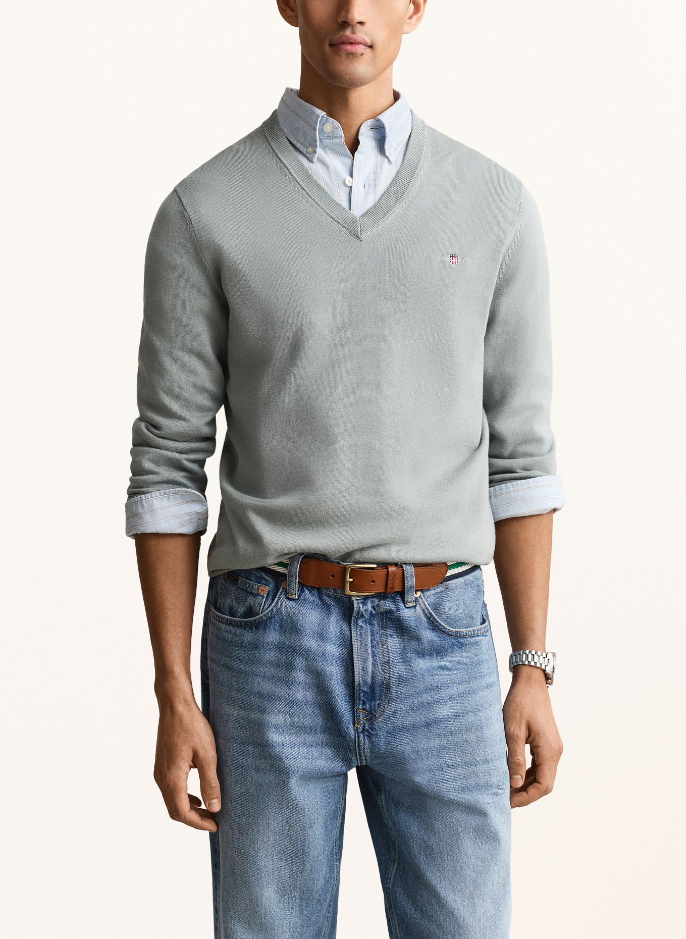 GANT pull: VERT CLAIR