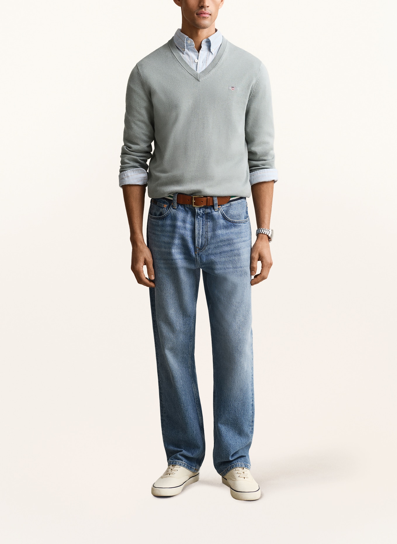GANT pull: VERT CLAIR