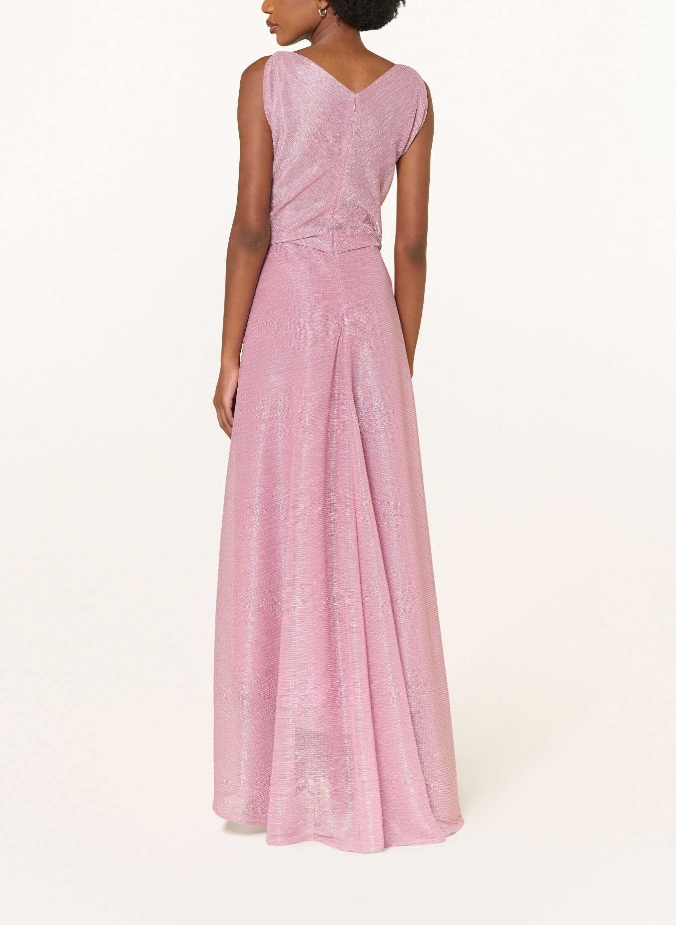 TALBOT RUNHOF Večerní šaty s třpytivou přízí: 334 AZALEA